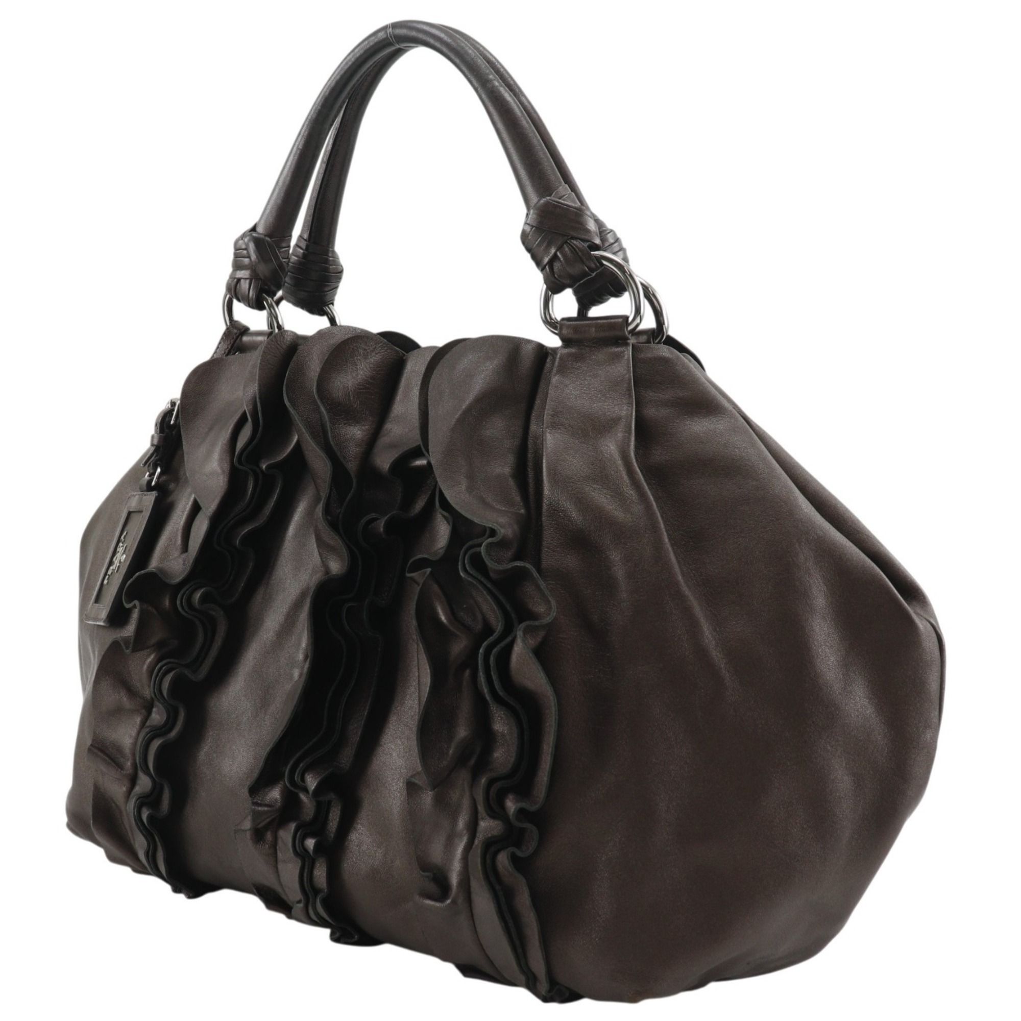 Leather Tote Bag (Pre-Owned) - Prada - Modalova