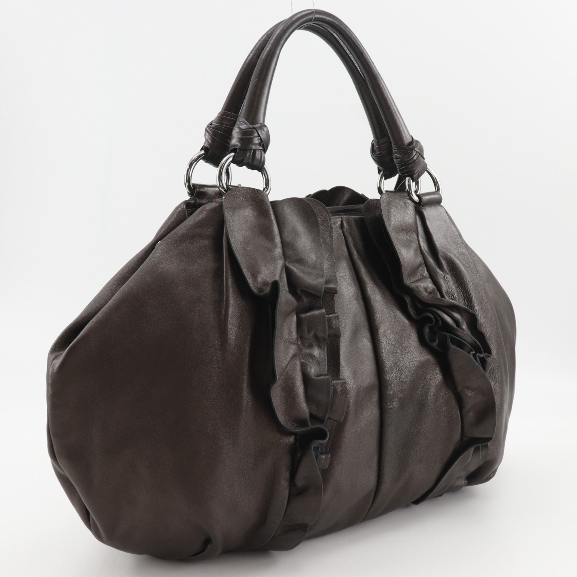 Leather Tote Bag (Pre-Owned) - Prada - Modalova