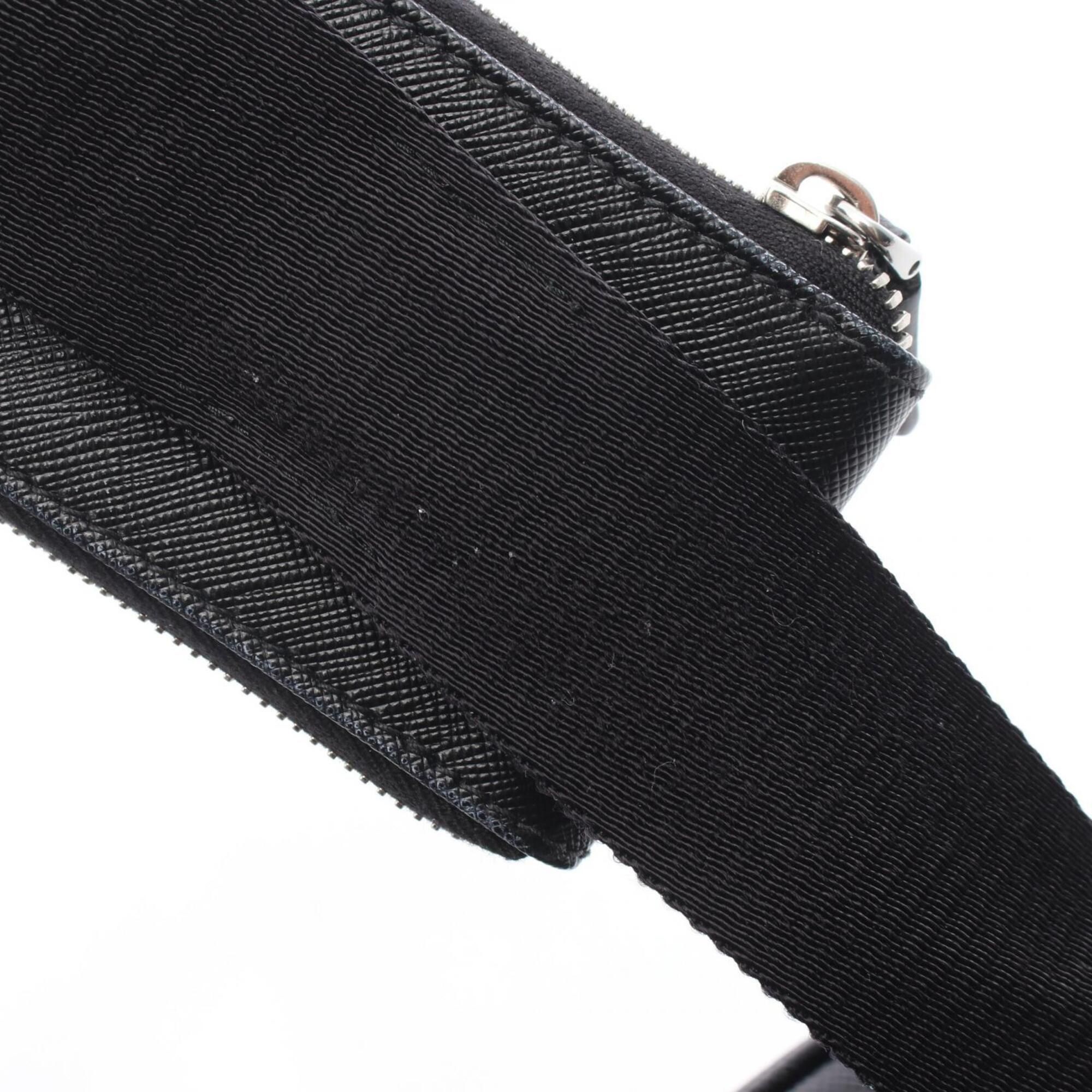Leather Handbag Pouch Shoulder Bag Weekend Bag (Pre-Owned) - Prada - Modalova