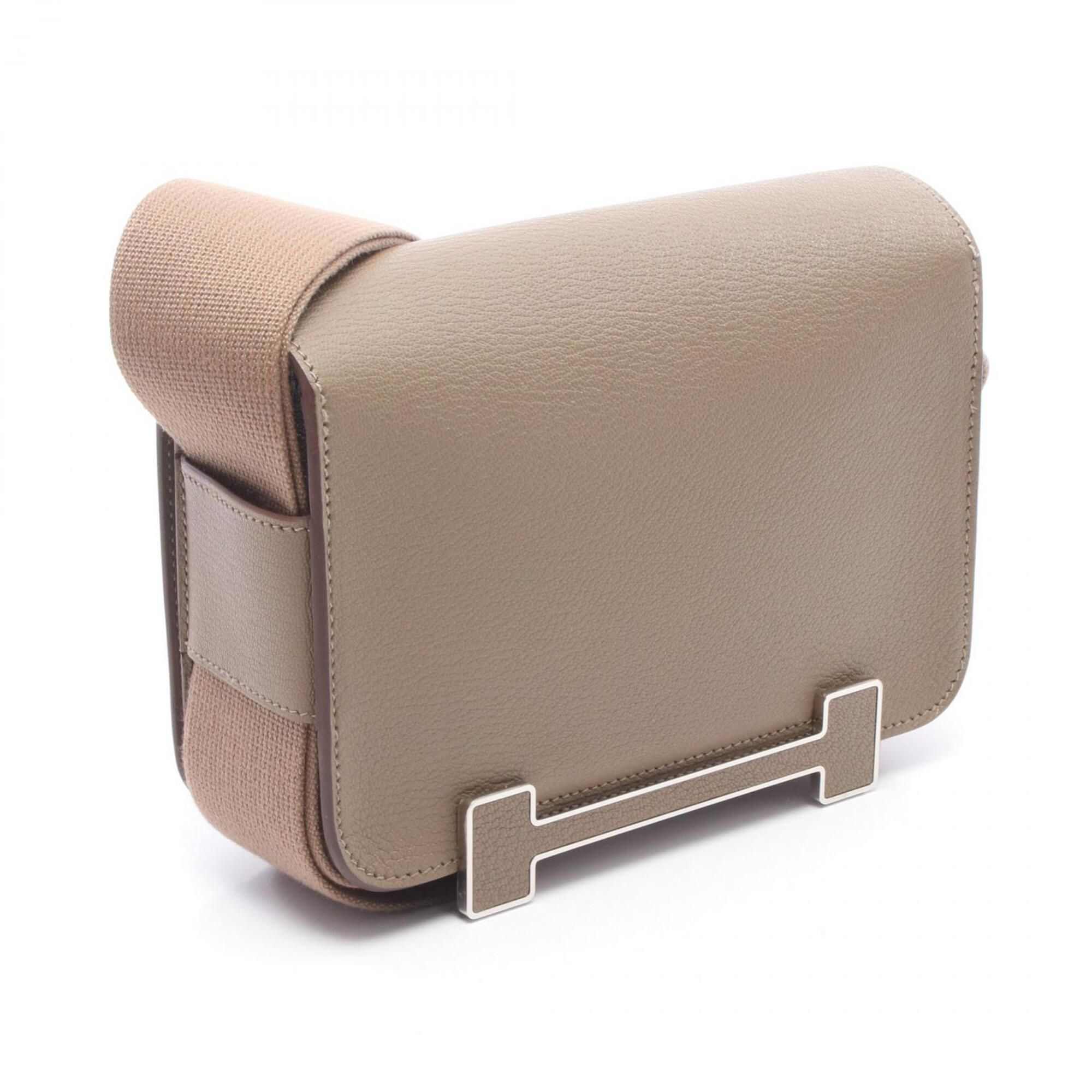 Chevre Leather Shoulder Bag (Pre-Owned) - Hermes - Modalova