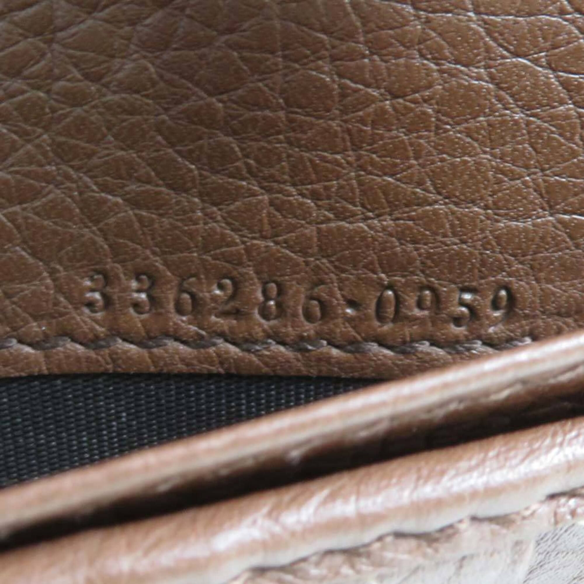 Leather Long Wallet (Bi-Fold) (Pre-Owned) - Gucci - Modalova