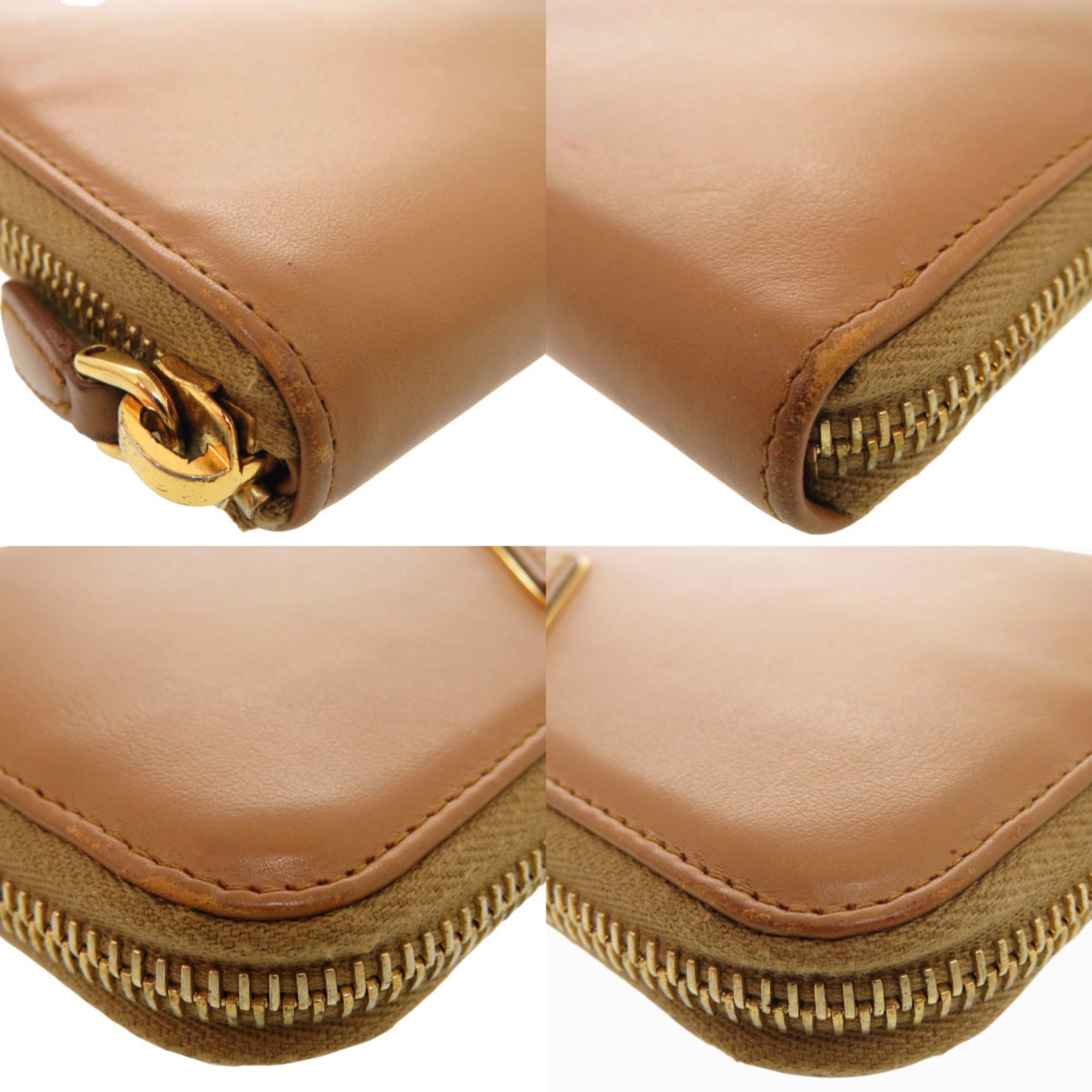 Leather Long Wallet (Bi-Fold) (Pre-Owned) - Prada - Modalova