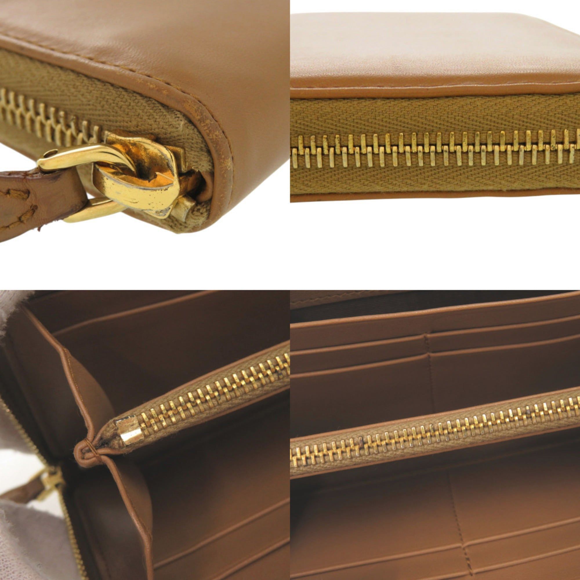 Leather Long Wallet (Bi-Fold) (Pre-Owned) - Prada - Modalova