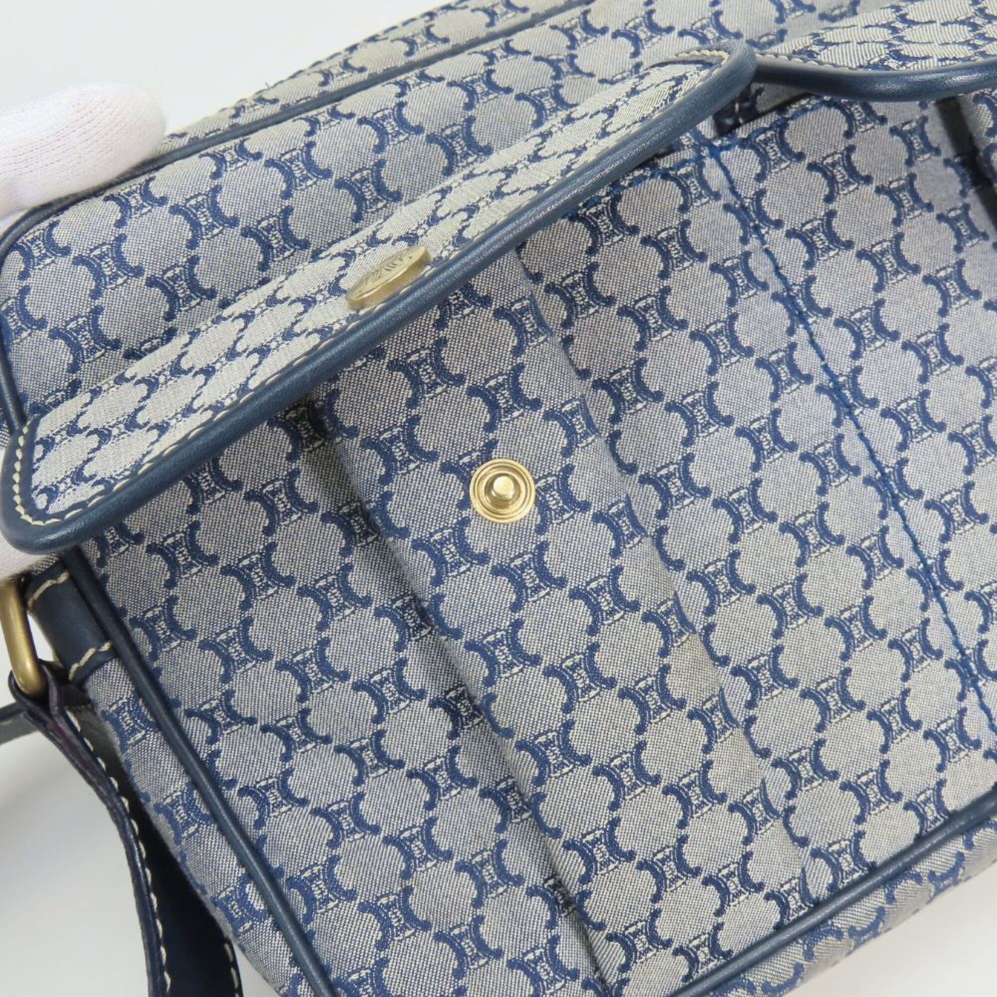Macadam Canvas Leather Shoulder Bag (Pre-Owned) - Celine - Modalova