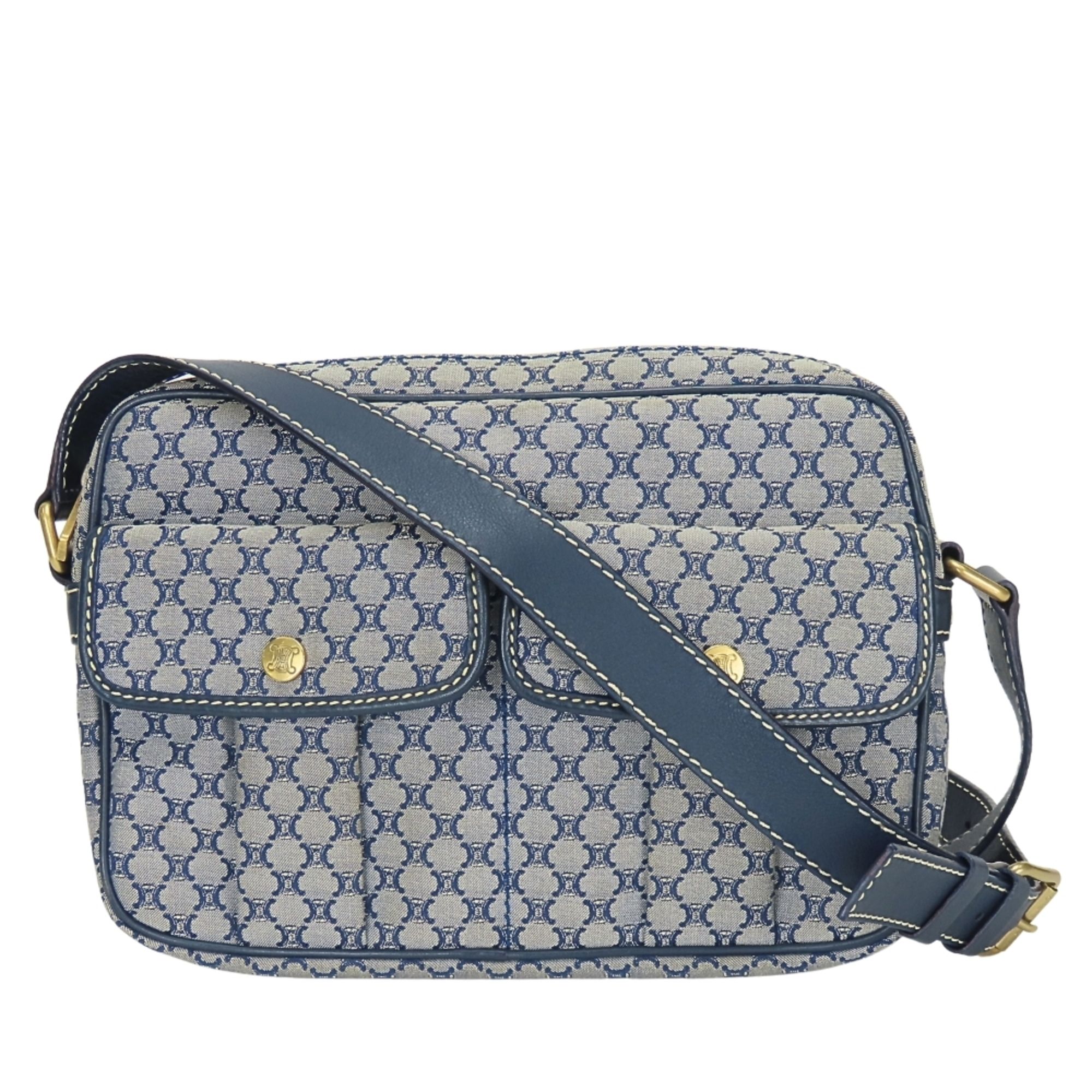 Macadam Canvas Leather Shoulder Bag (Pre-Owned) - Celine - Modalova