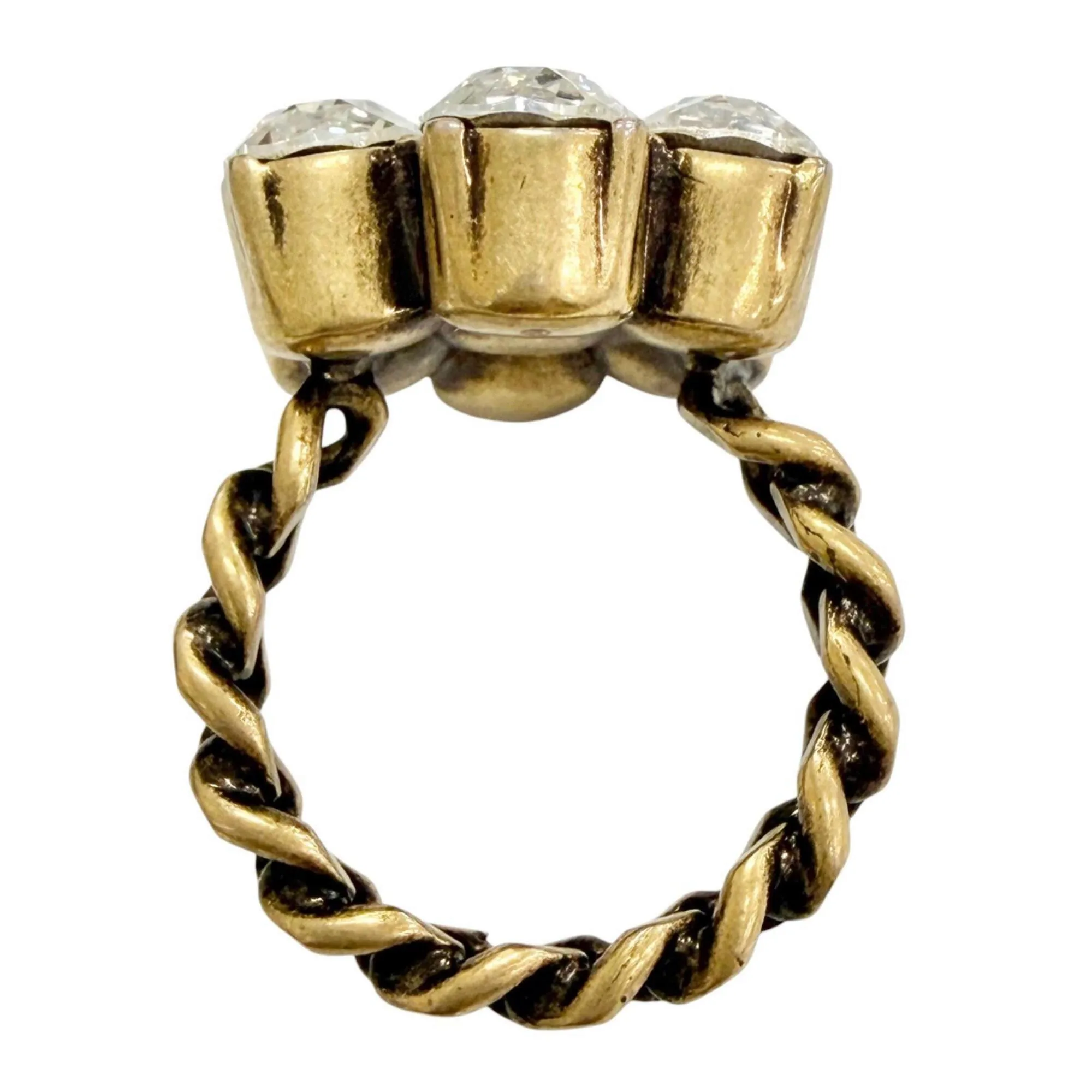 Gucci Gold Band Ring (Pre-Owned) - Gucci - Modalova