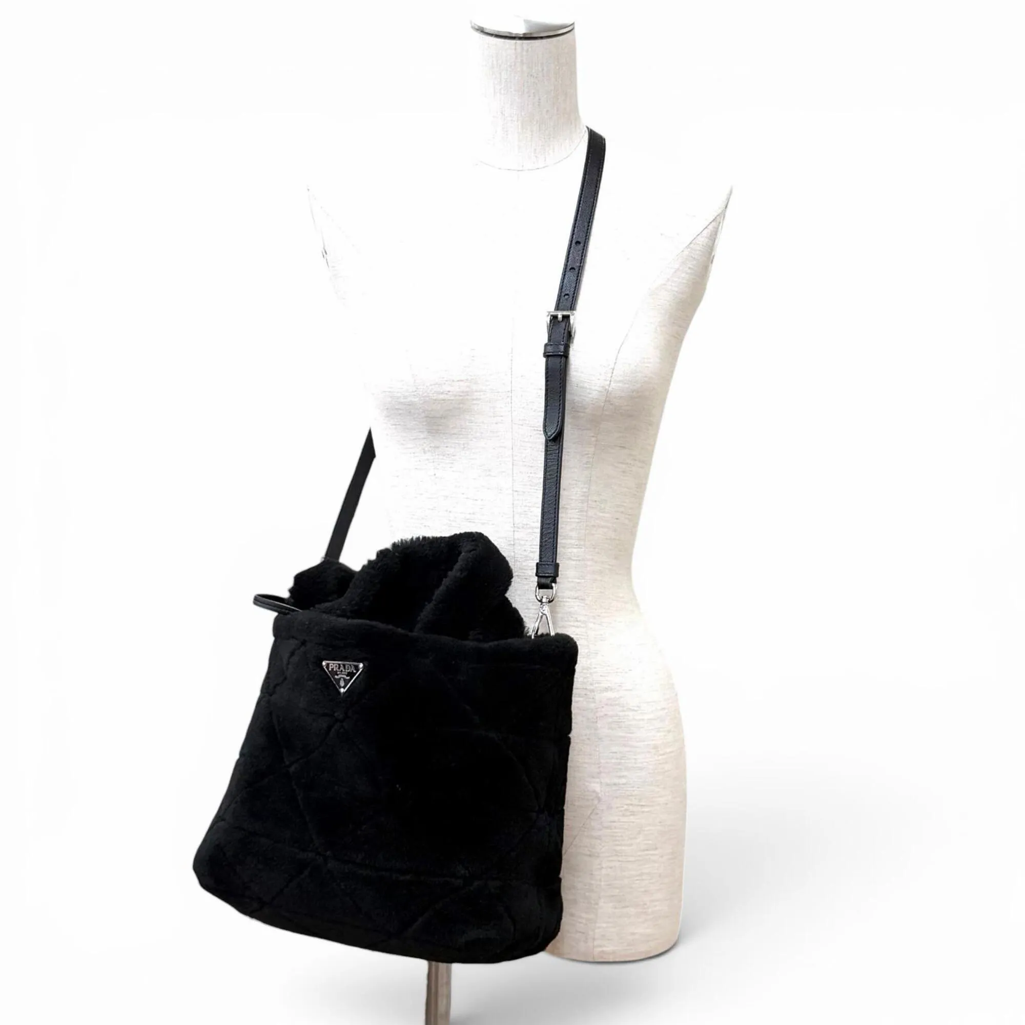 Leather Pouch Shoulder Bag (Pre-Owned) - Prada - Modalova