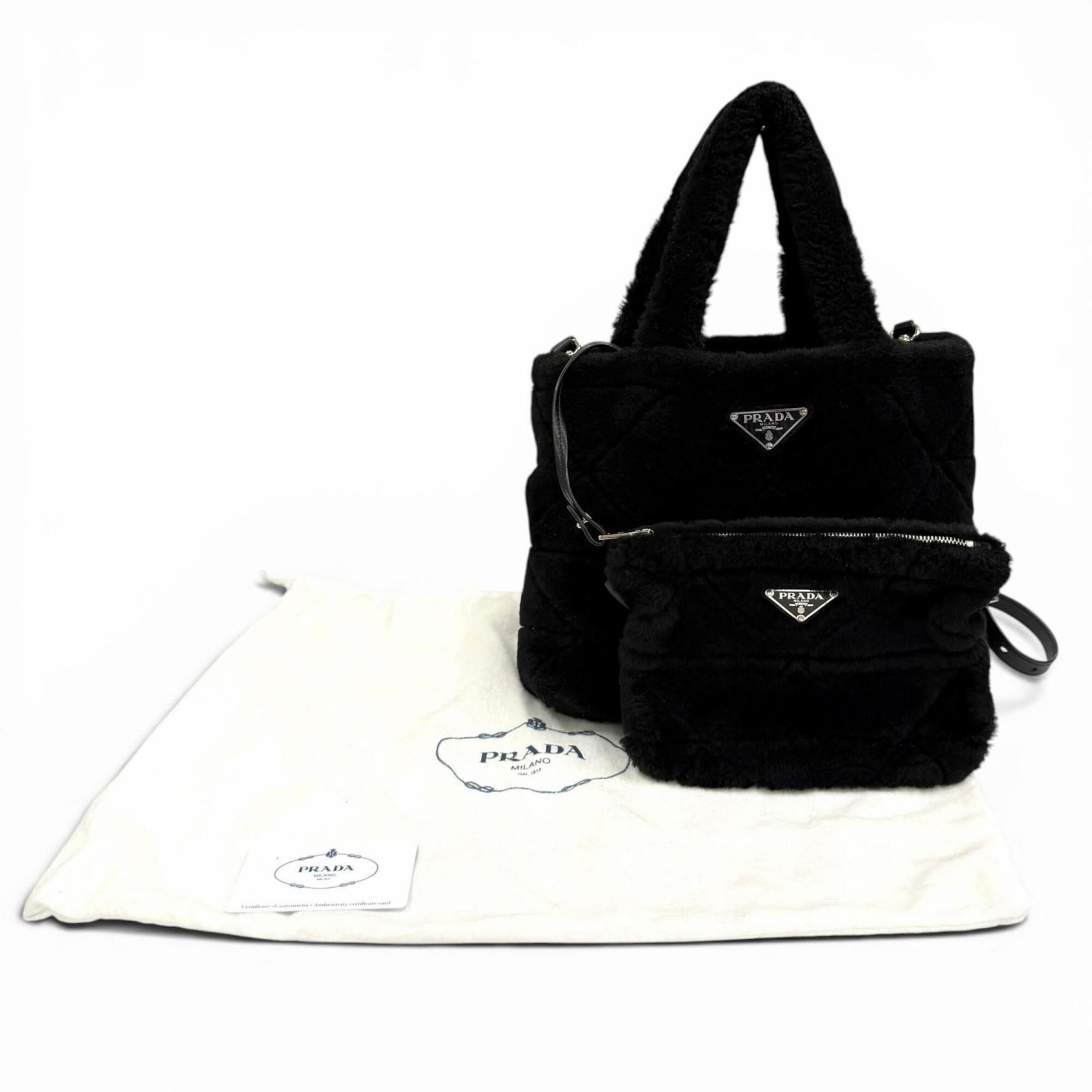 Leather Pouch Shoulder Bag (Pre-Owned) - Prada - Modalova
