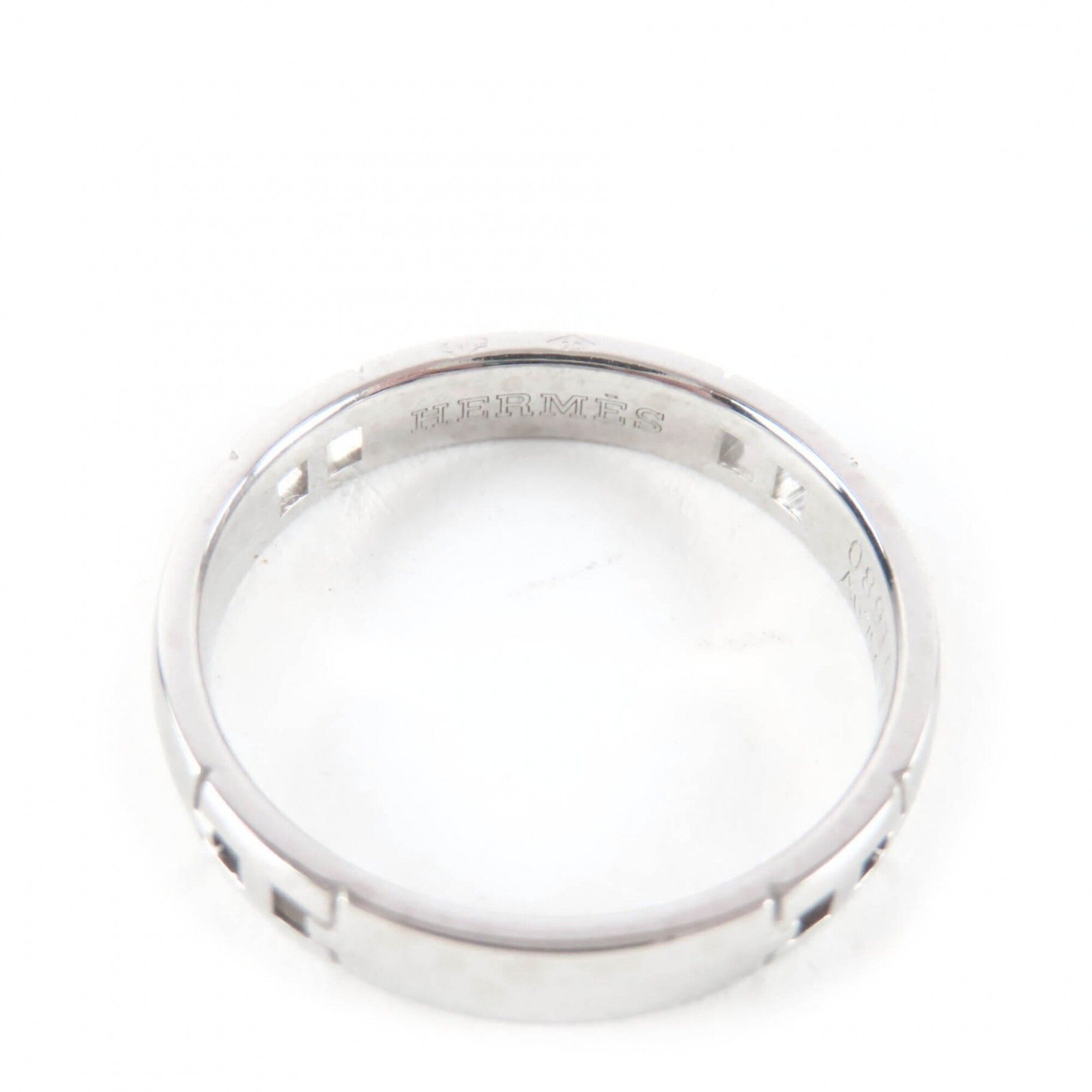 White Gold (18K) Band Ring (Pre-Owned) - Hermes - Modalova