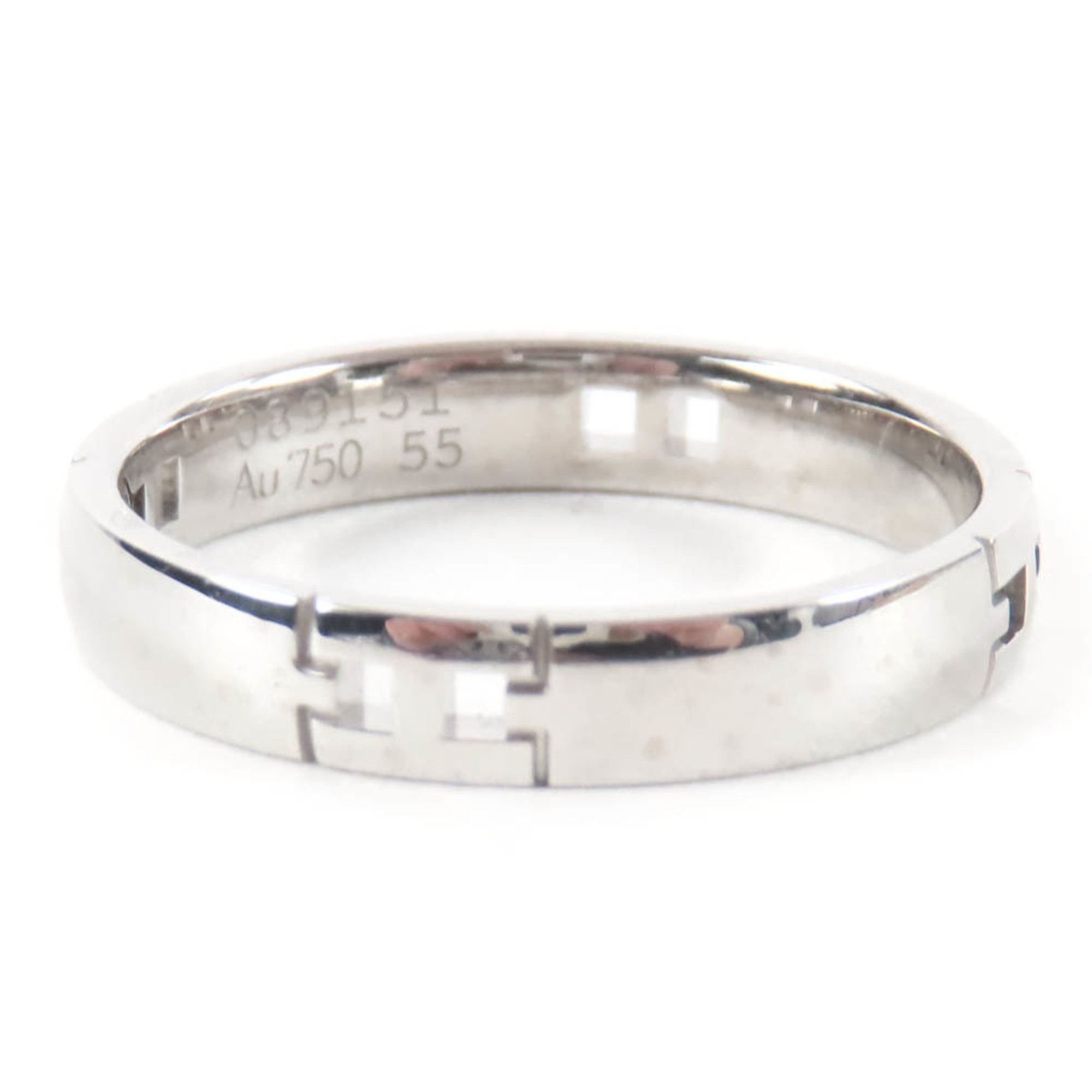 White Gold (18K) Band Ring (Pre-Owned) - Hermes - Modalova