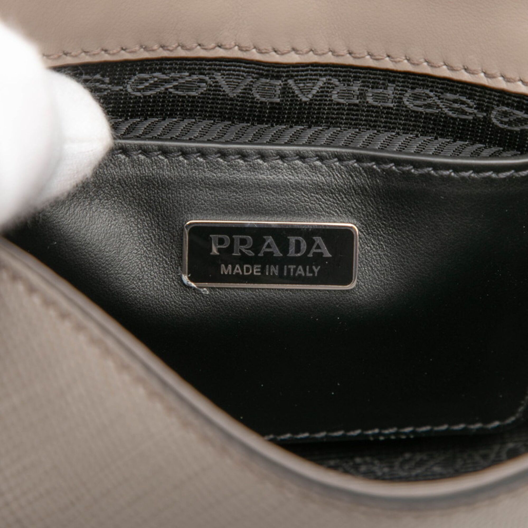 Leather Shoulder Bag (Pre-Owned) - Prada - Modalova