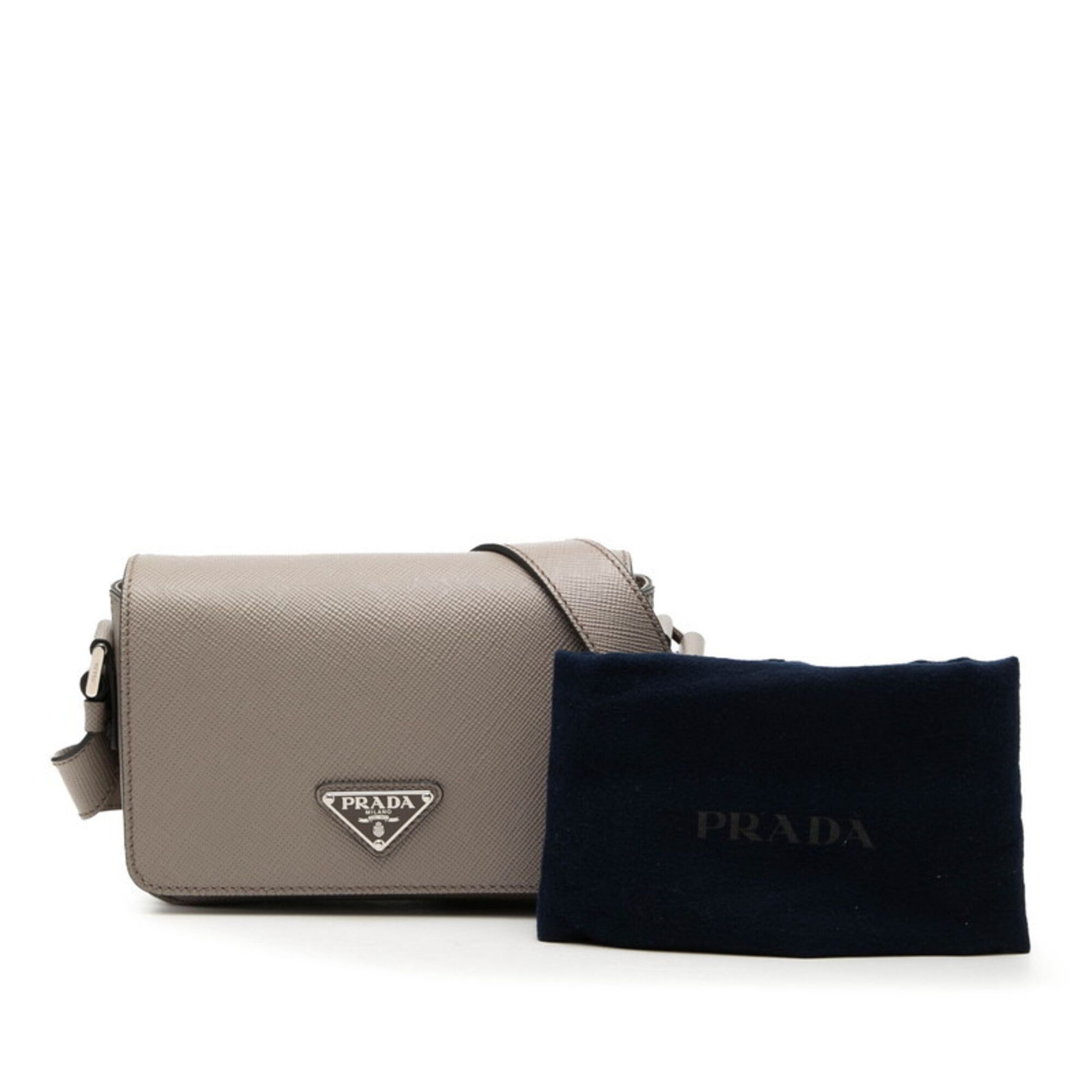Leather Shoulder Bag (Pre-Owned) - Prada - Modalova