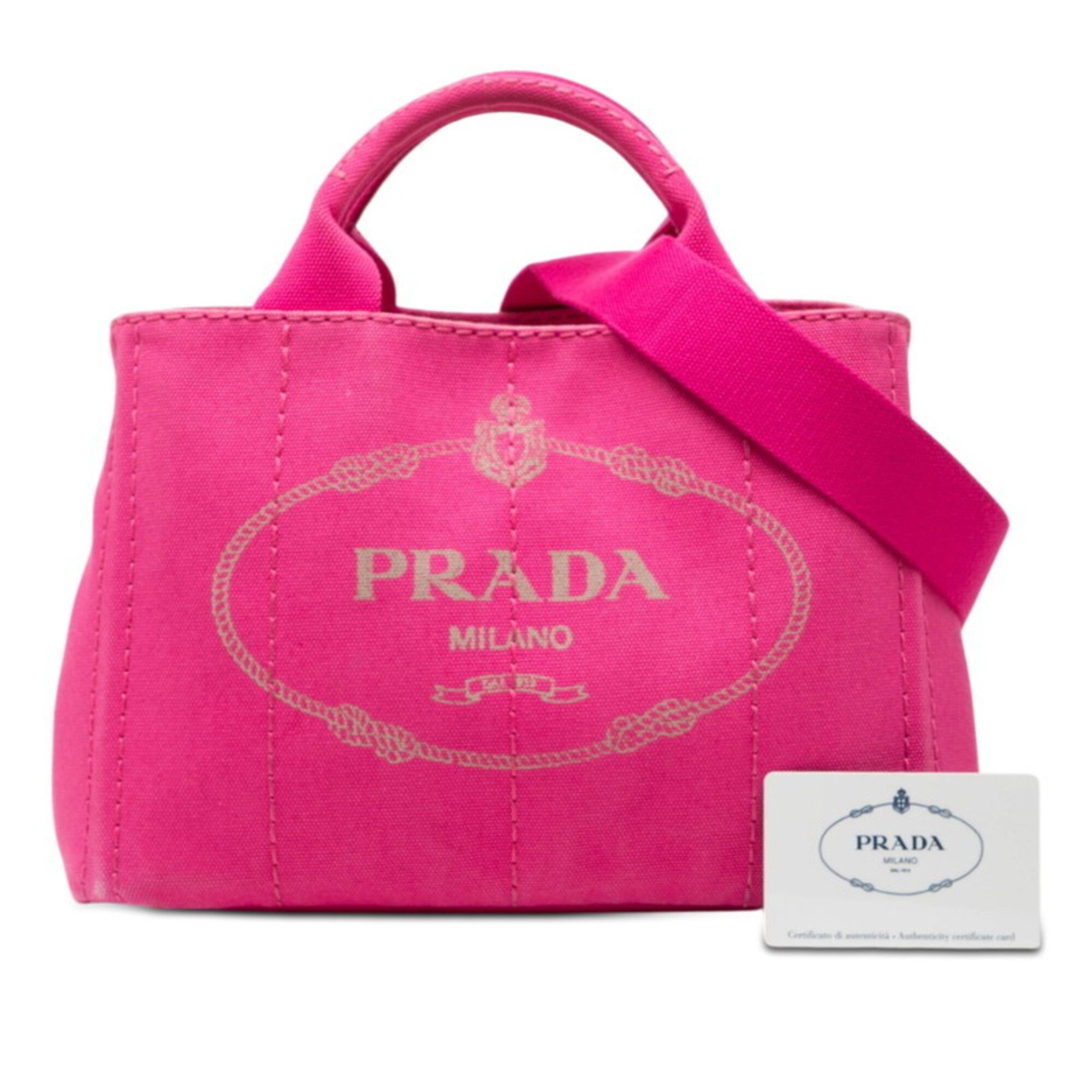Canvas Handbag Shoulder Bag (Pre-Owned) - Prada - Modalova