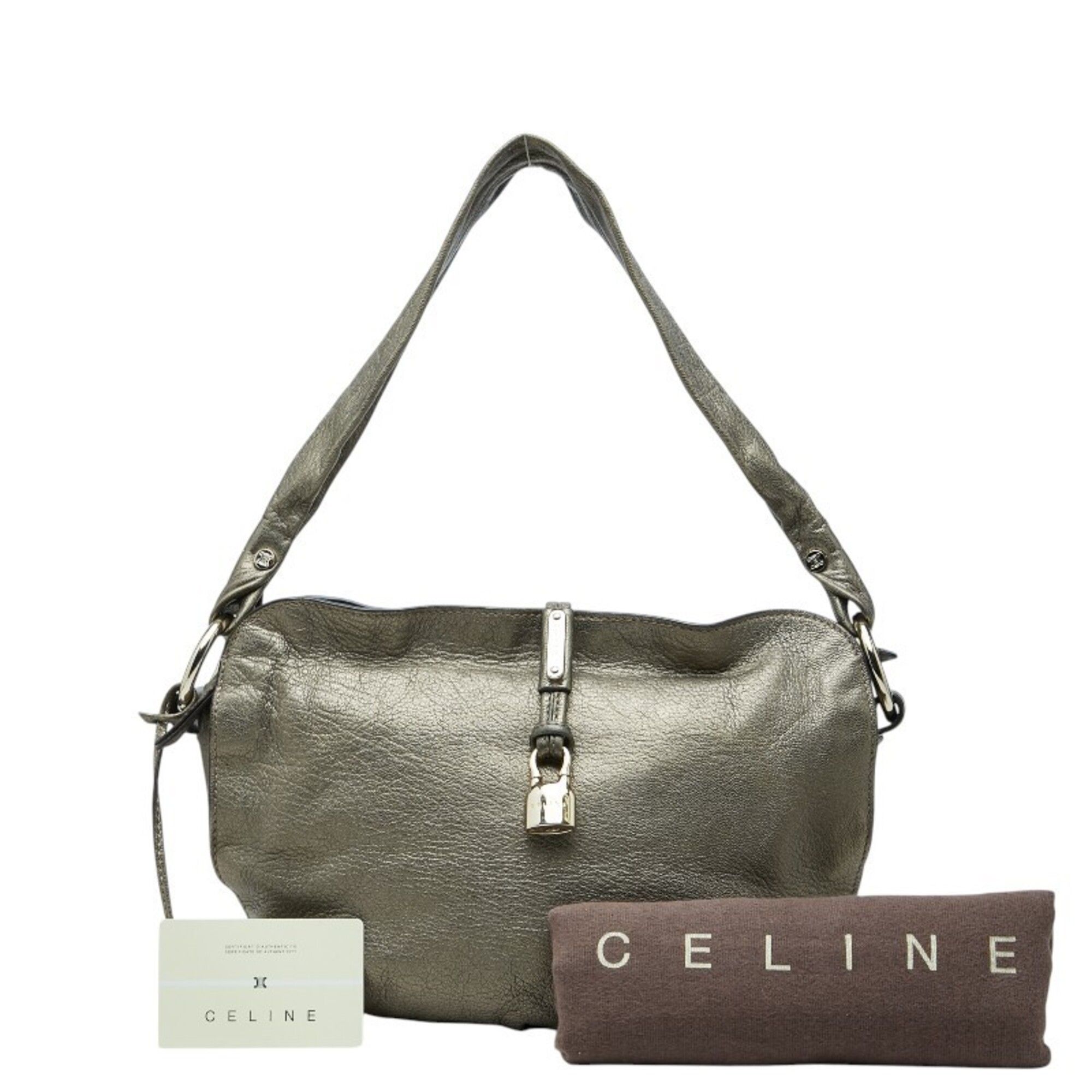 Leather Shoulder Bag (Pre-Owned) - Celine - Modalova