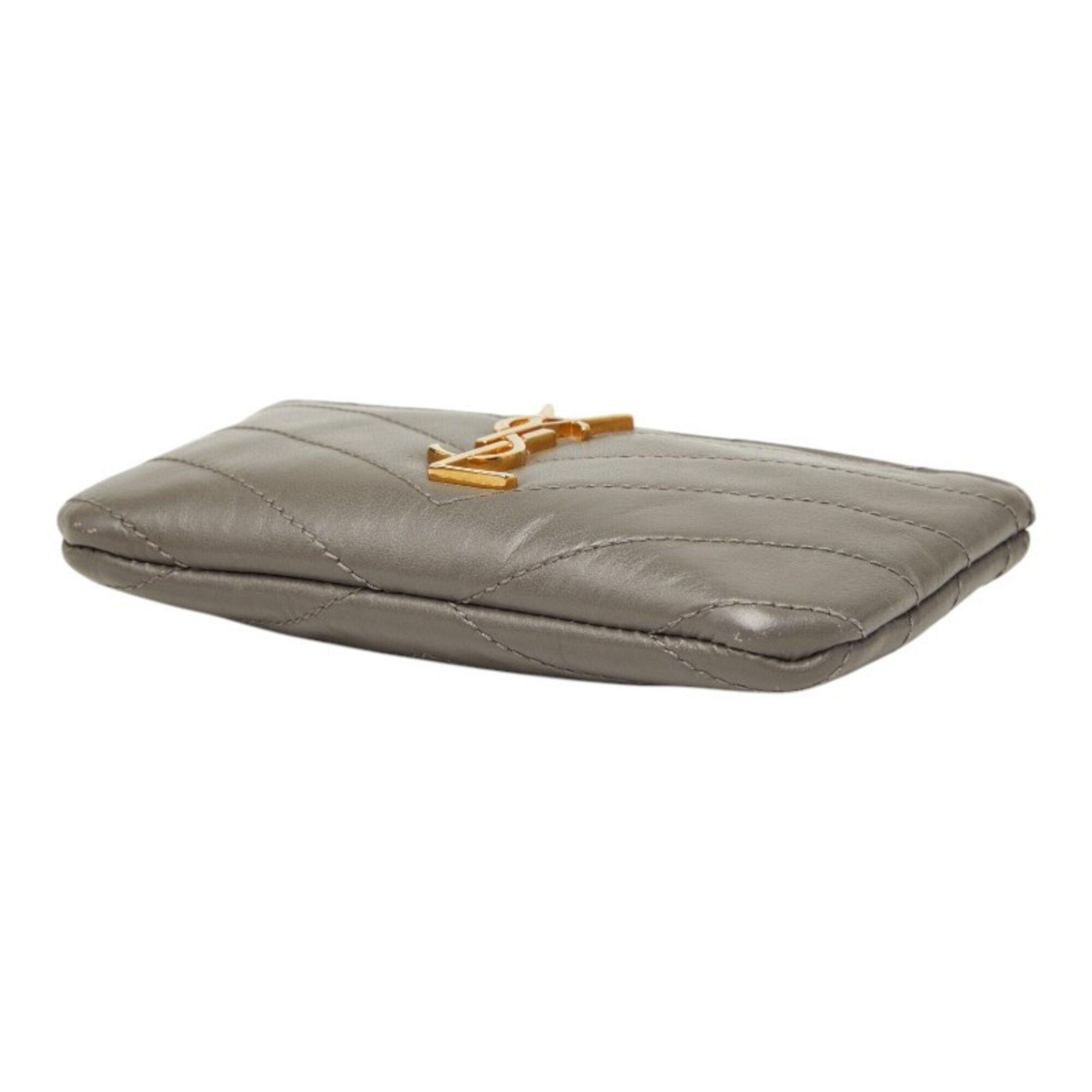 Leather Long Wallet (Bi-Fold) (Pre-Owned) - Saint Laurent - Modalova