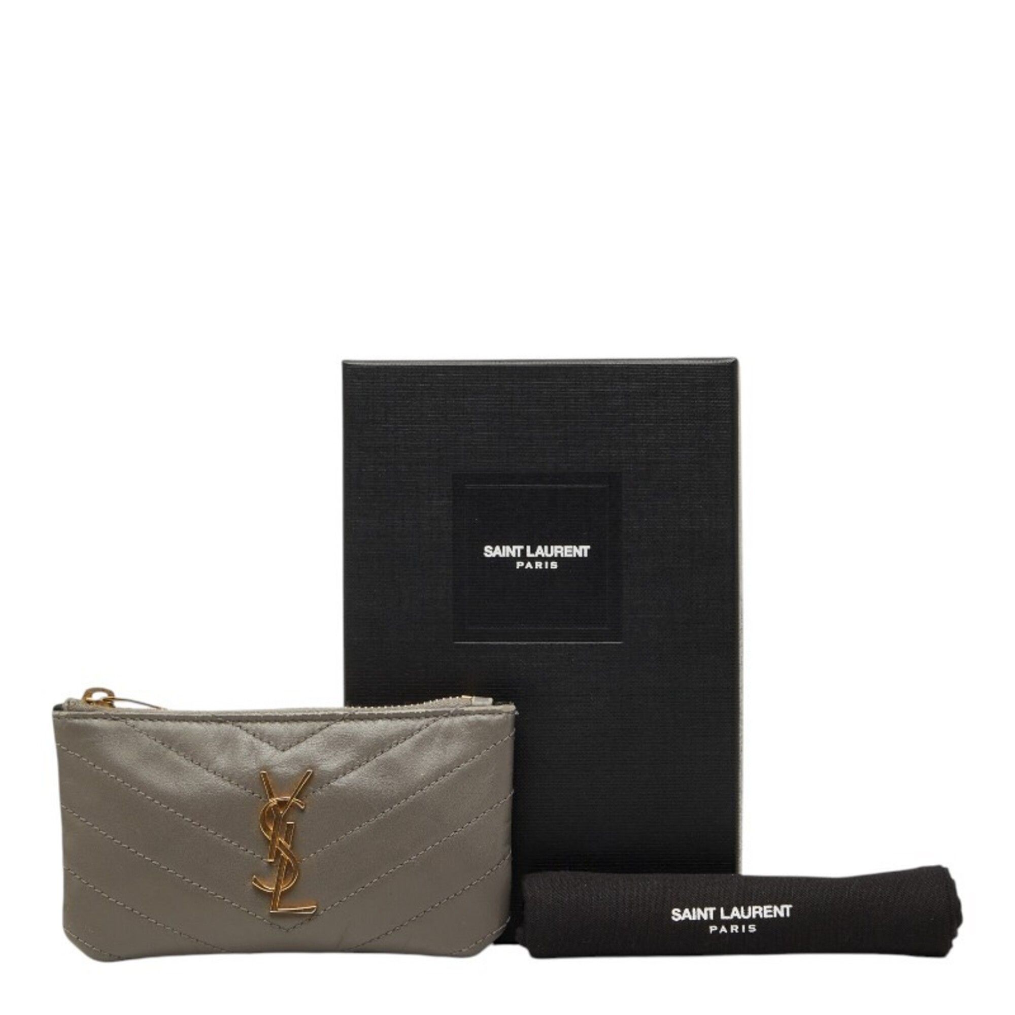 Leather Long Wallet (Bi-Fold) (Pre-Owned) - Saint Laurent - Modalova