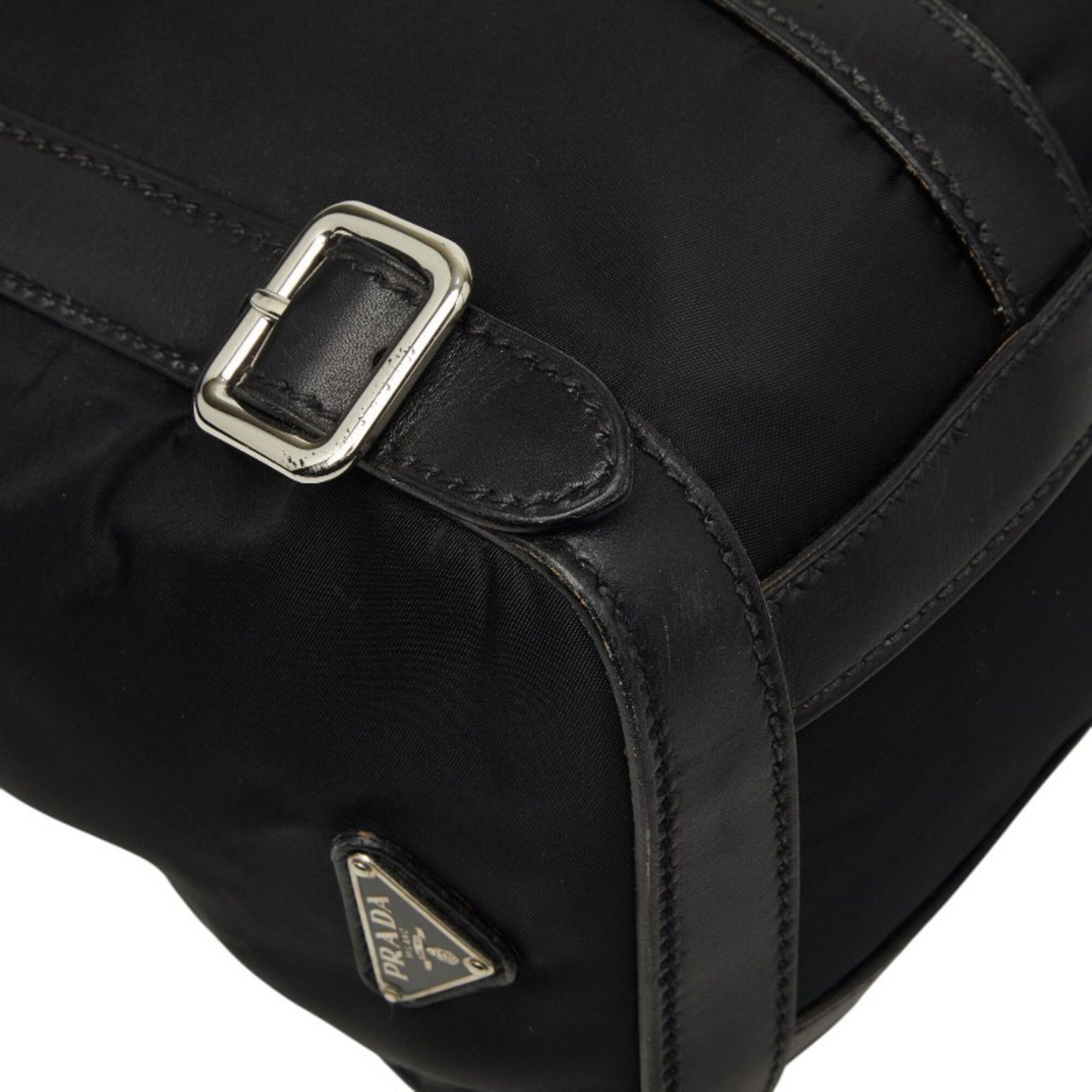 Nylon Leather Shoulder Bag (Pre-Owned) - Prada - Modalova
