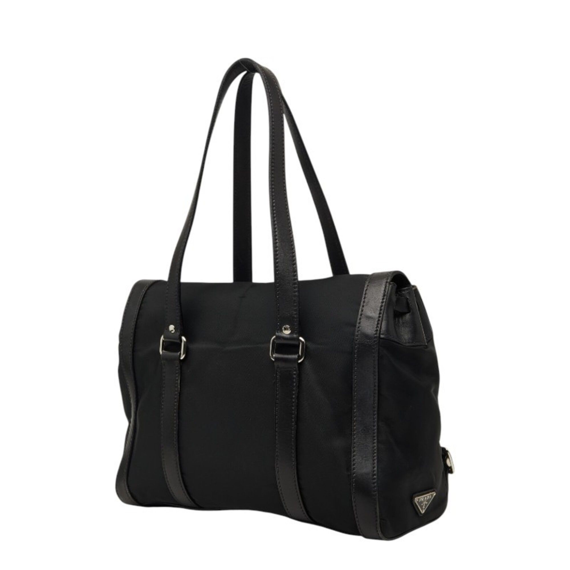 Nylon Leather Shoulder Bag (Pre-Owned) - Prada - Modalova