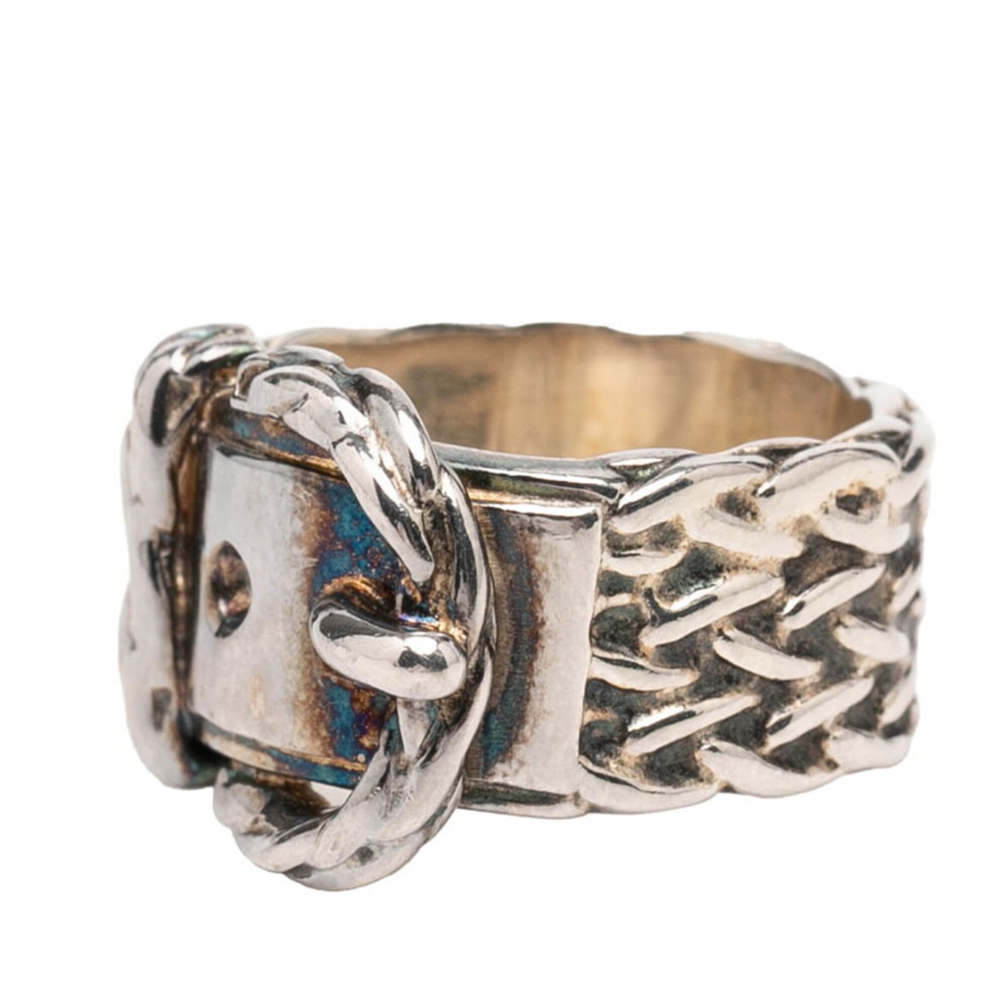 Silver Silver 925 Band Ring (Pre-Owned) - Hermes - Modalova