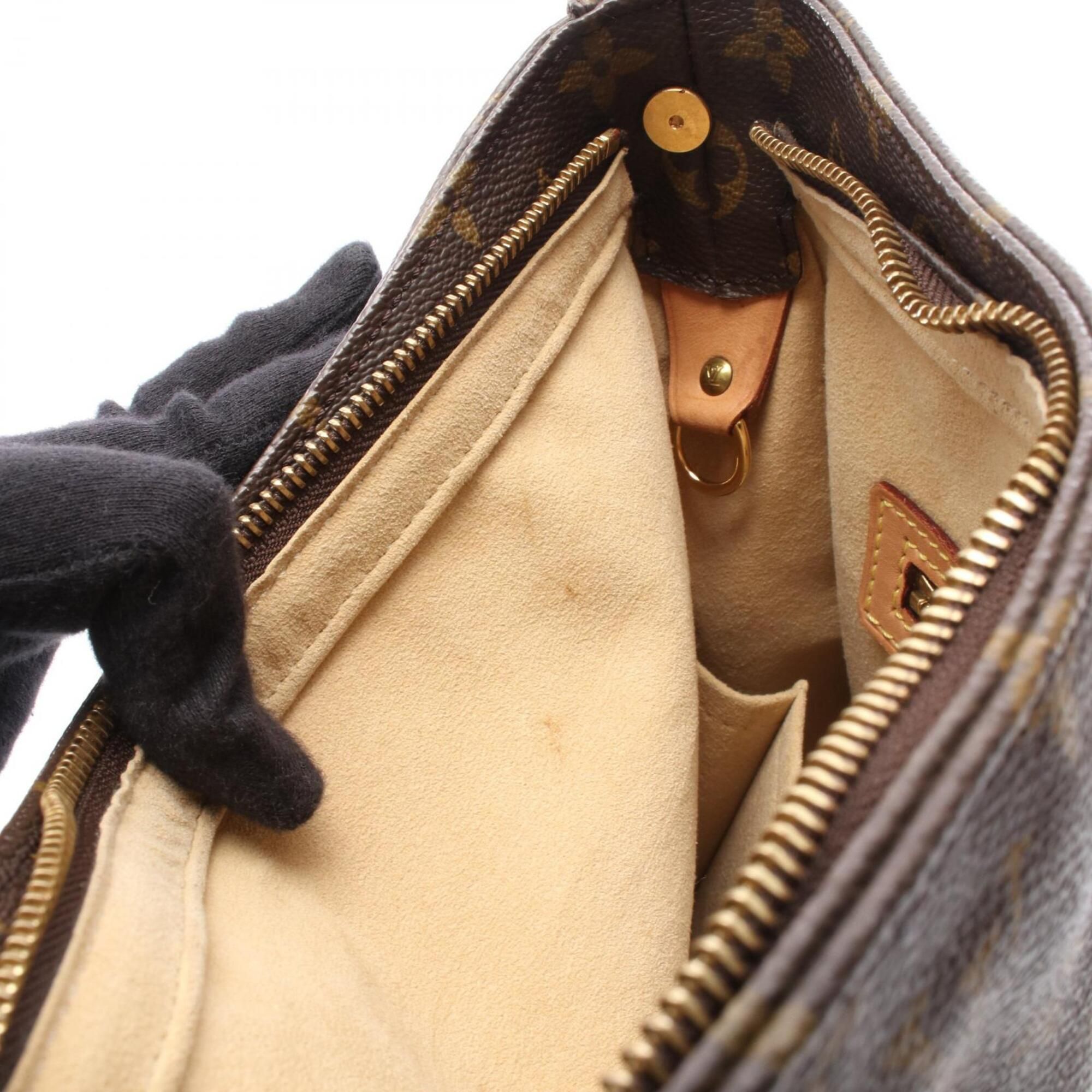 Coated Canvas Monogram Pvc Leather Handbag Shoulder Bag (Pre-Owned) - Louis Vuitton - Modalova