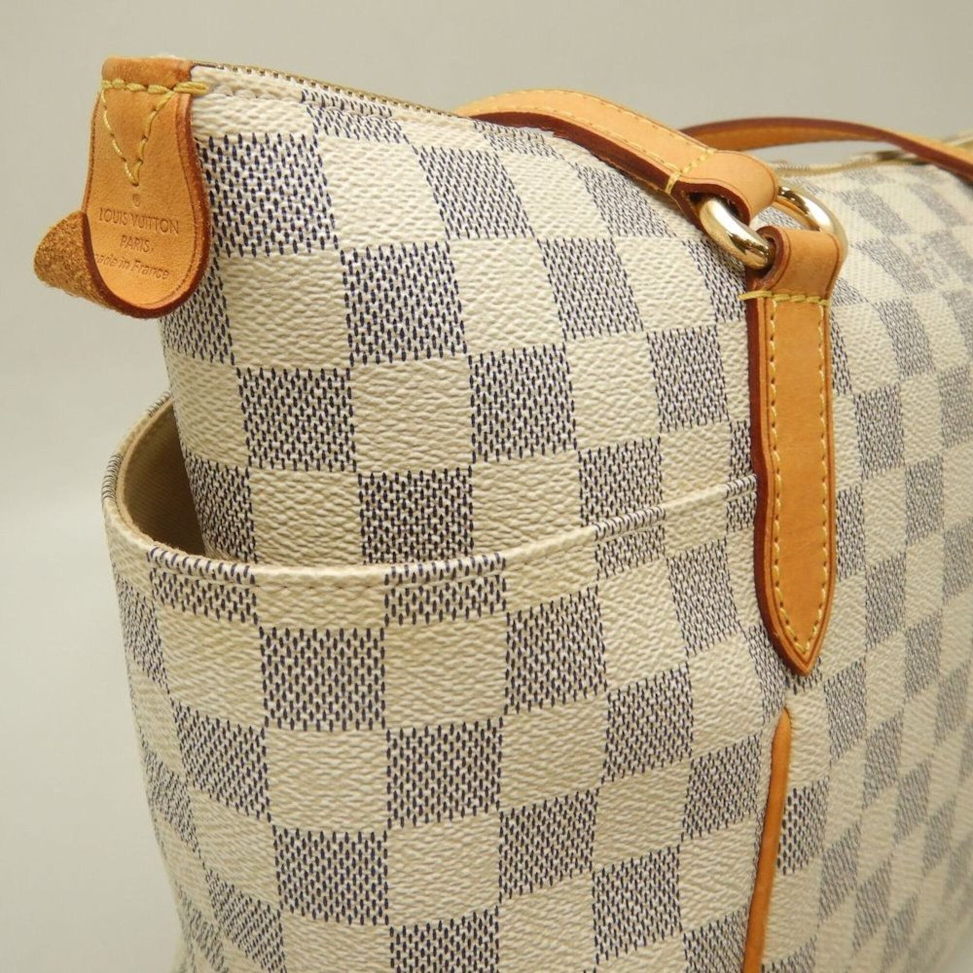 Coated Canvas Leather Tote Bag (Pre-Owned) - Louis Vuitton - Modalova