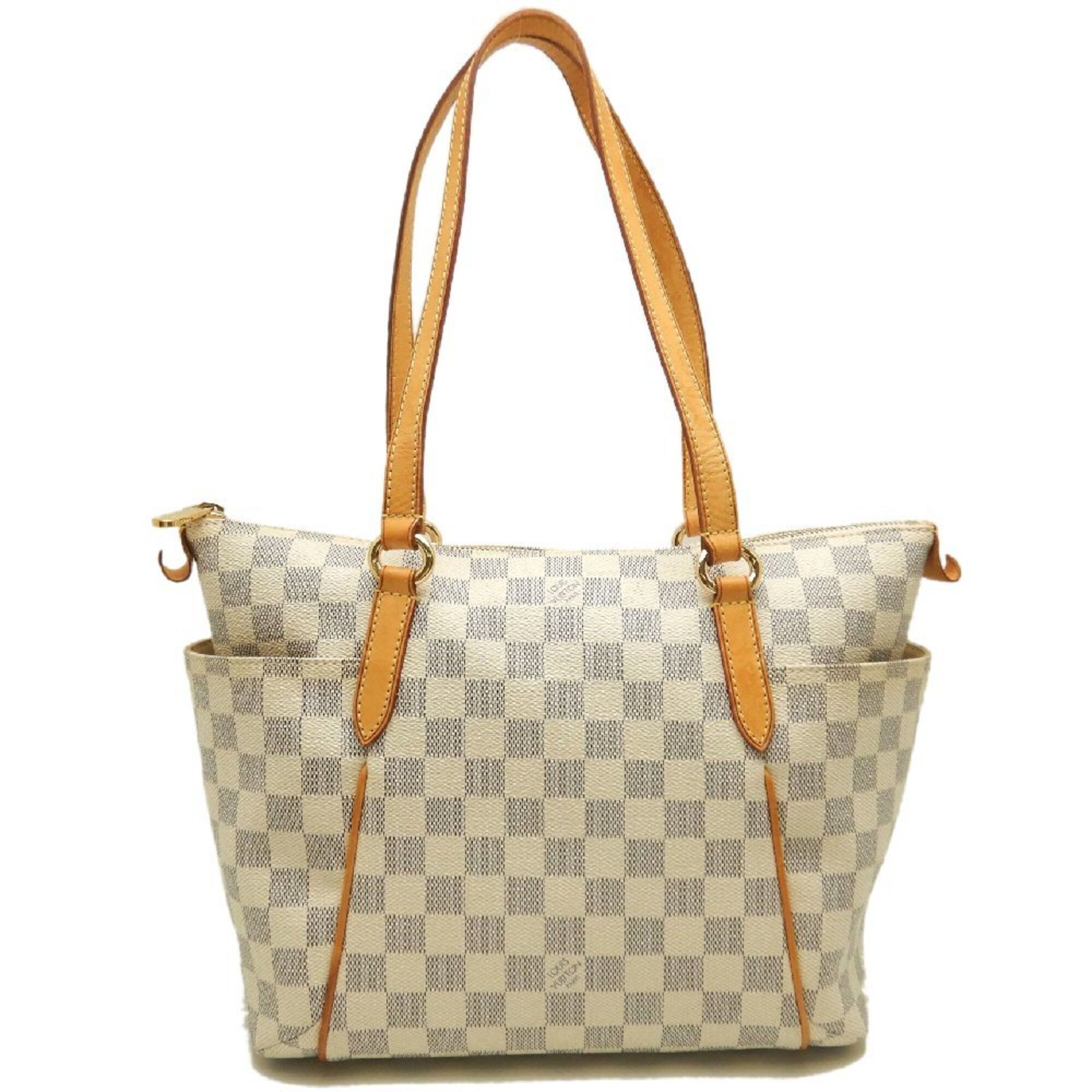 Coated Canvas Leather Tote Bag (Pre-Owned) - Louis Vuitton - Modalova