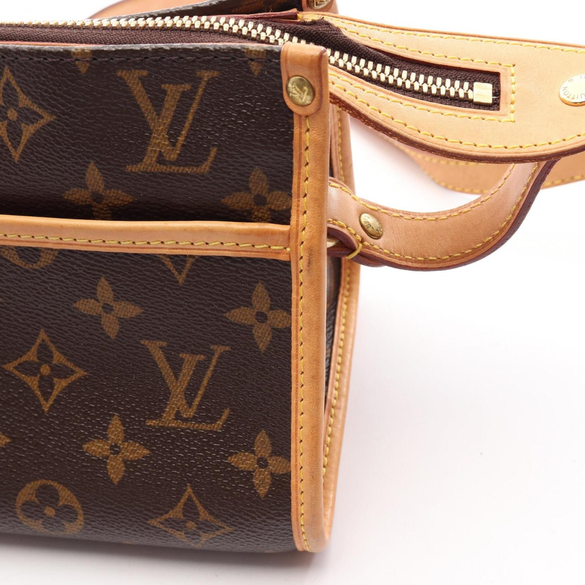 Coated Canvas Leather Handbag Shoulder Bag (Pre-Owned) - Louis Vuitton - Modalova