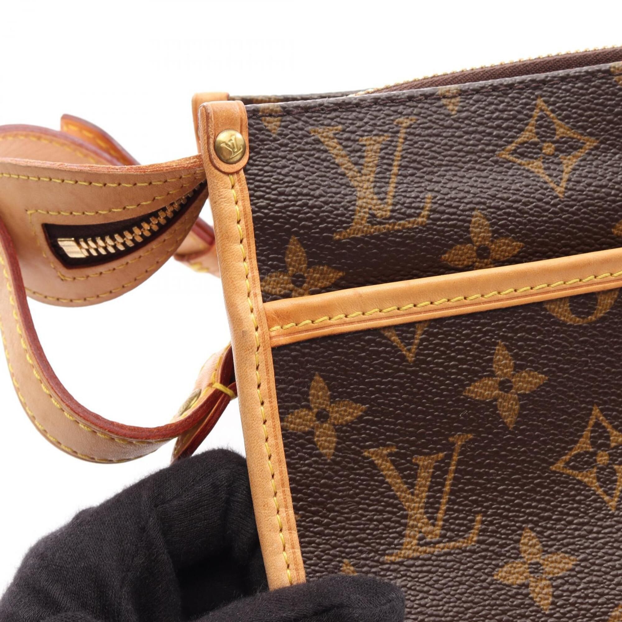 Coated Canvas Leather Handbag Shoulder Bag (Pre-Owned) - Louis Vuitton - Modalova