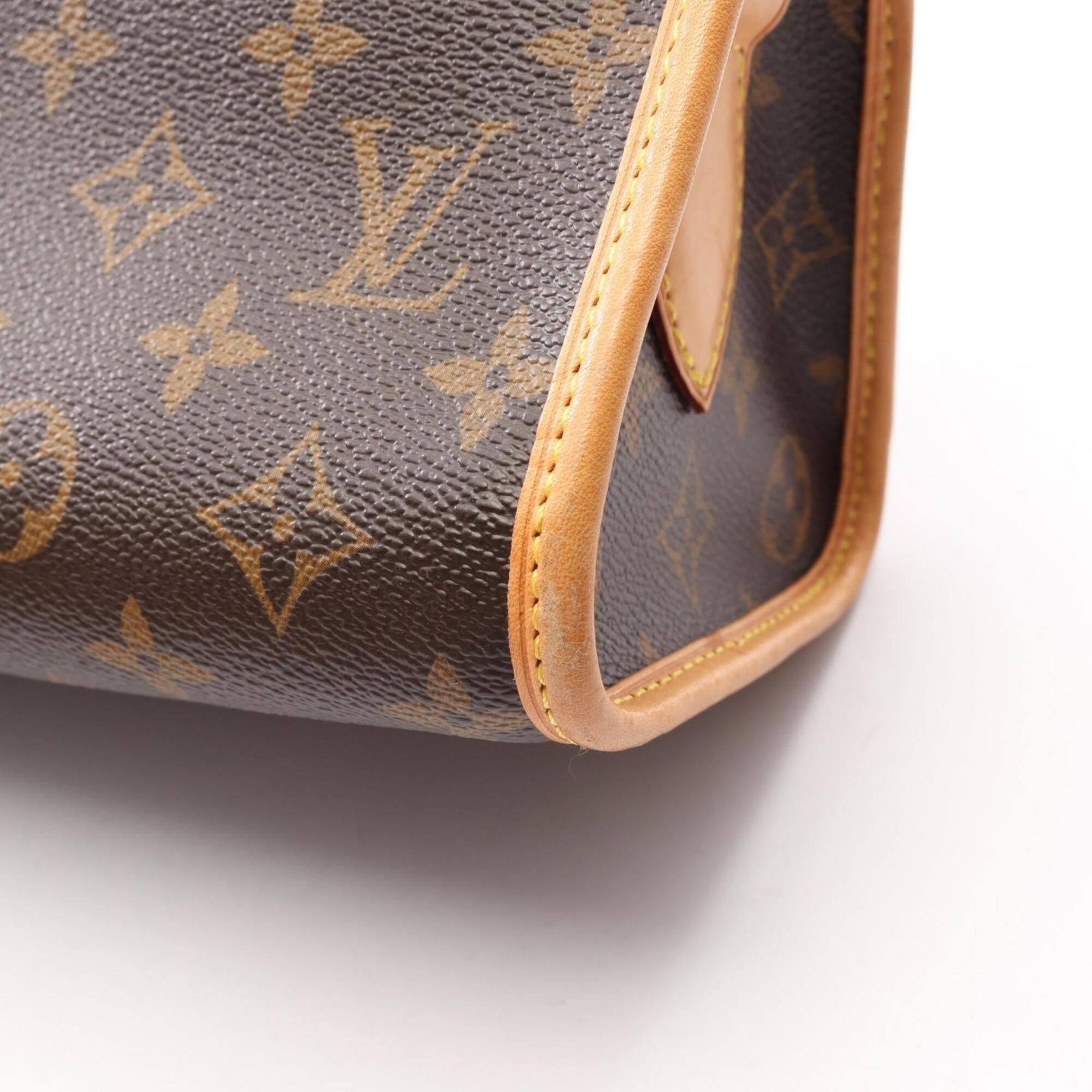 Coated Canvas Leather Handbag Shoulder Bag (Pre-Owned) - Louis Vuitton - Modalova