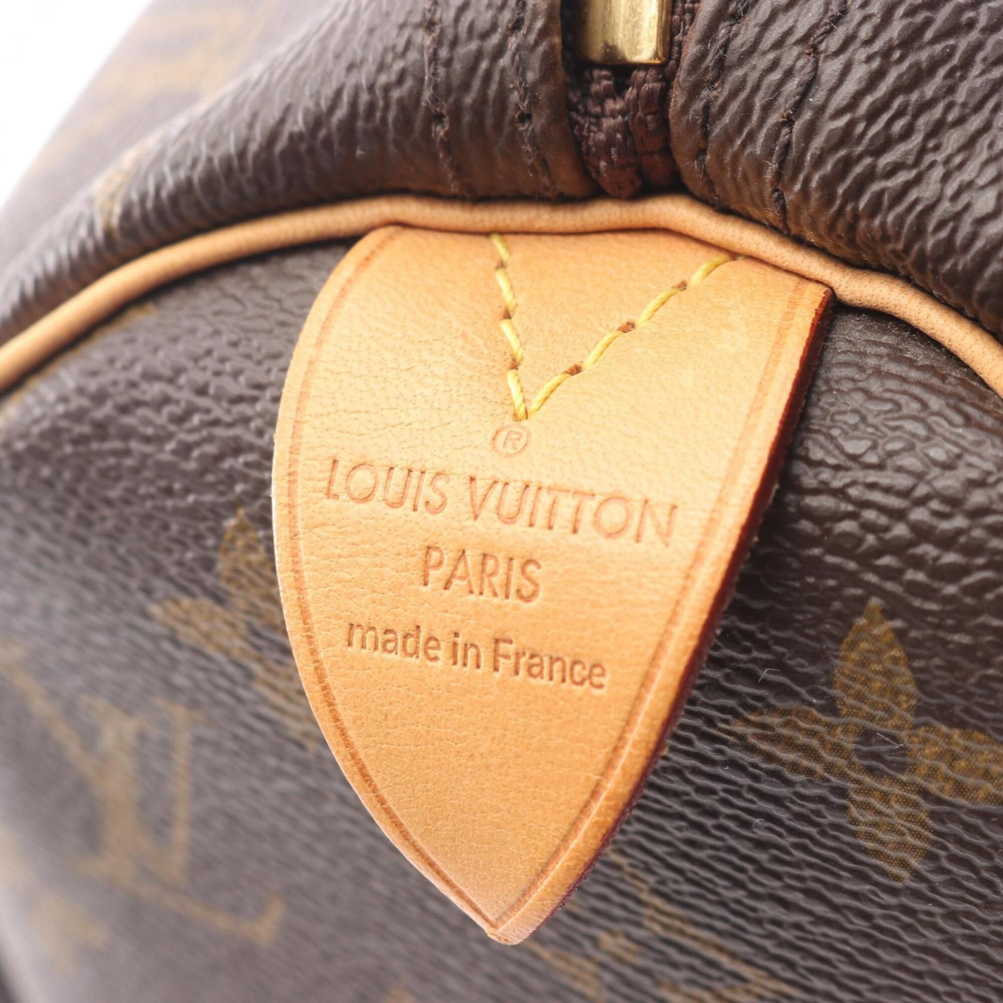 Monogram Pvc Coated Canvas Leather Boston Bag Handbag (Pre-Owned) - Louis Vuitton - Modalova