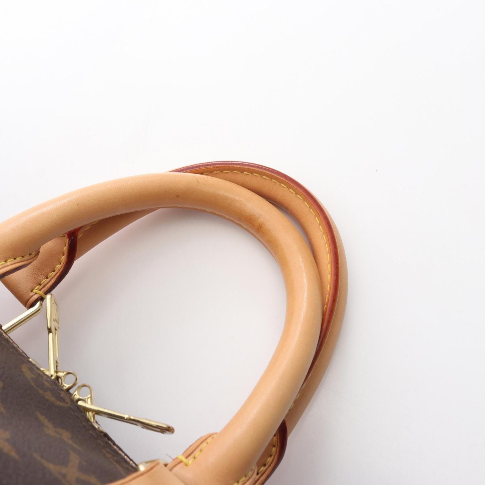 Monogram Pvc Coated Canvas Leather Boston Bag Handbag (Pre-Owned) - Louis Vuitton - Modalova