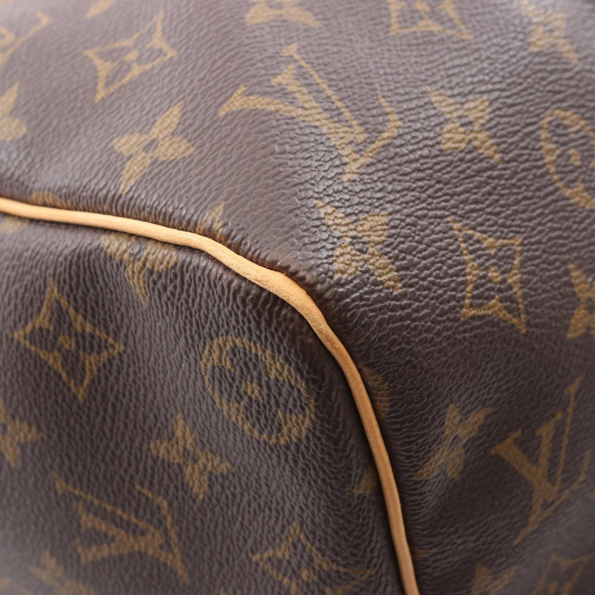 Monogram Pvc Coated Canvas Leather Boston Bag Handbag (Pre-Owned) - Louis Vuitton - Modalova
