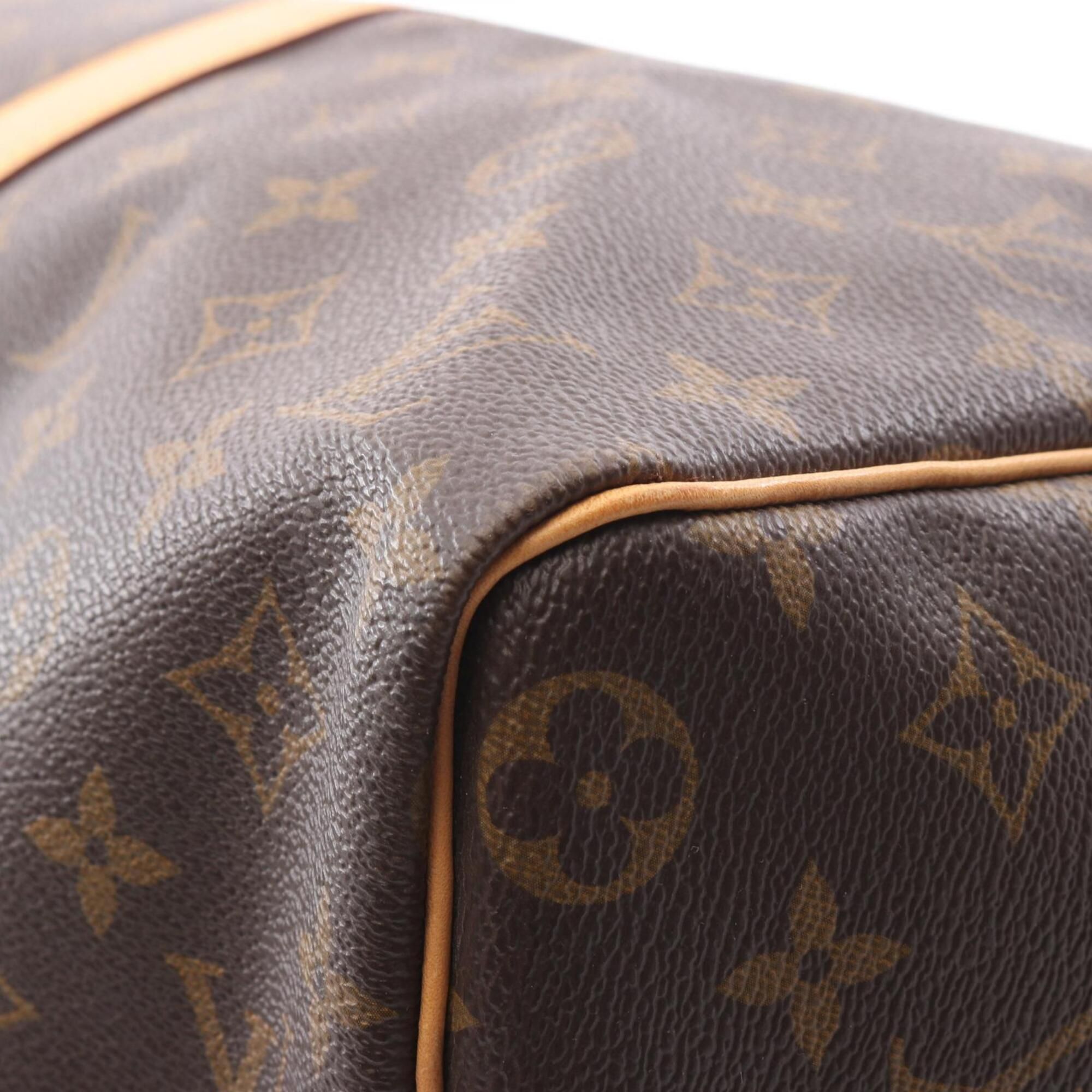Monogram Pvc Coated Canvas Leather Boston Bag Handbag (Pre-Owned) - Louis Vuitton - Modalova
