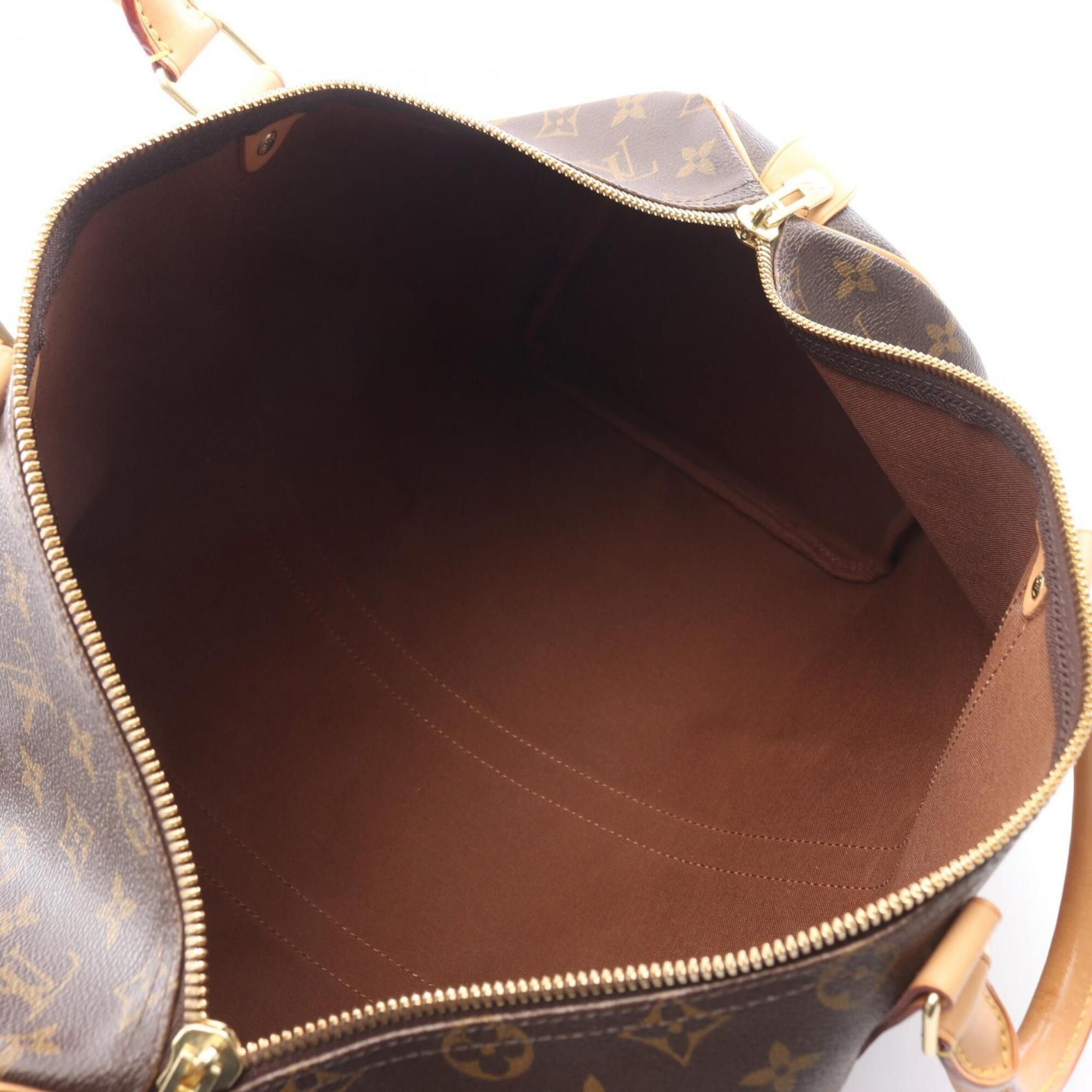 Monogram Pvc Coated Canvas Leather Boston Bag Handbag (Pre-Owned) - Louis Vuitton - Modalova