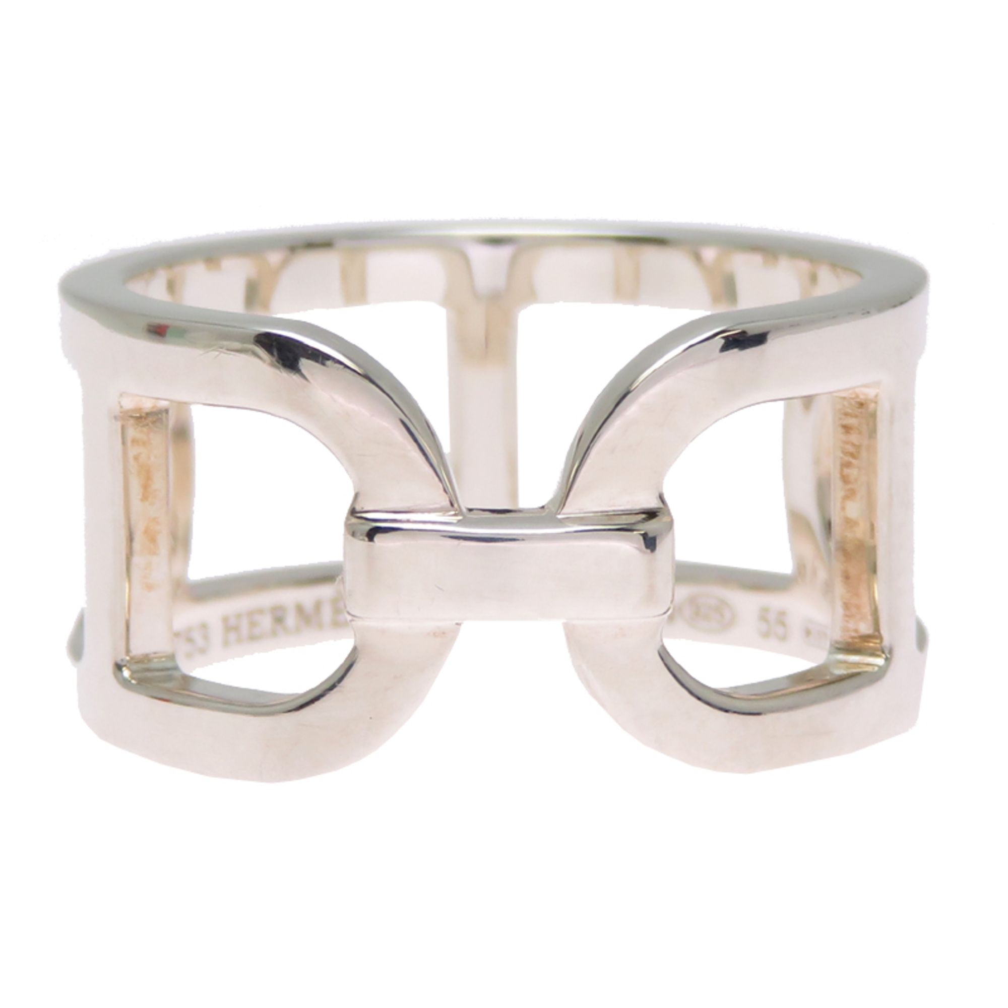 Silver 925 Band Ring (Pre-Owned) - Hermes - Modalova