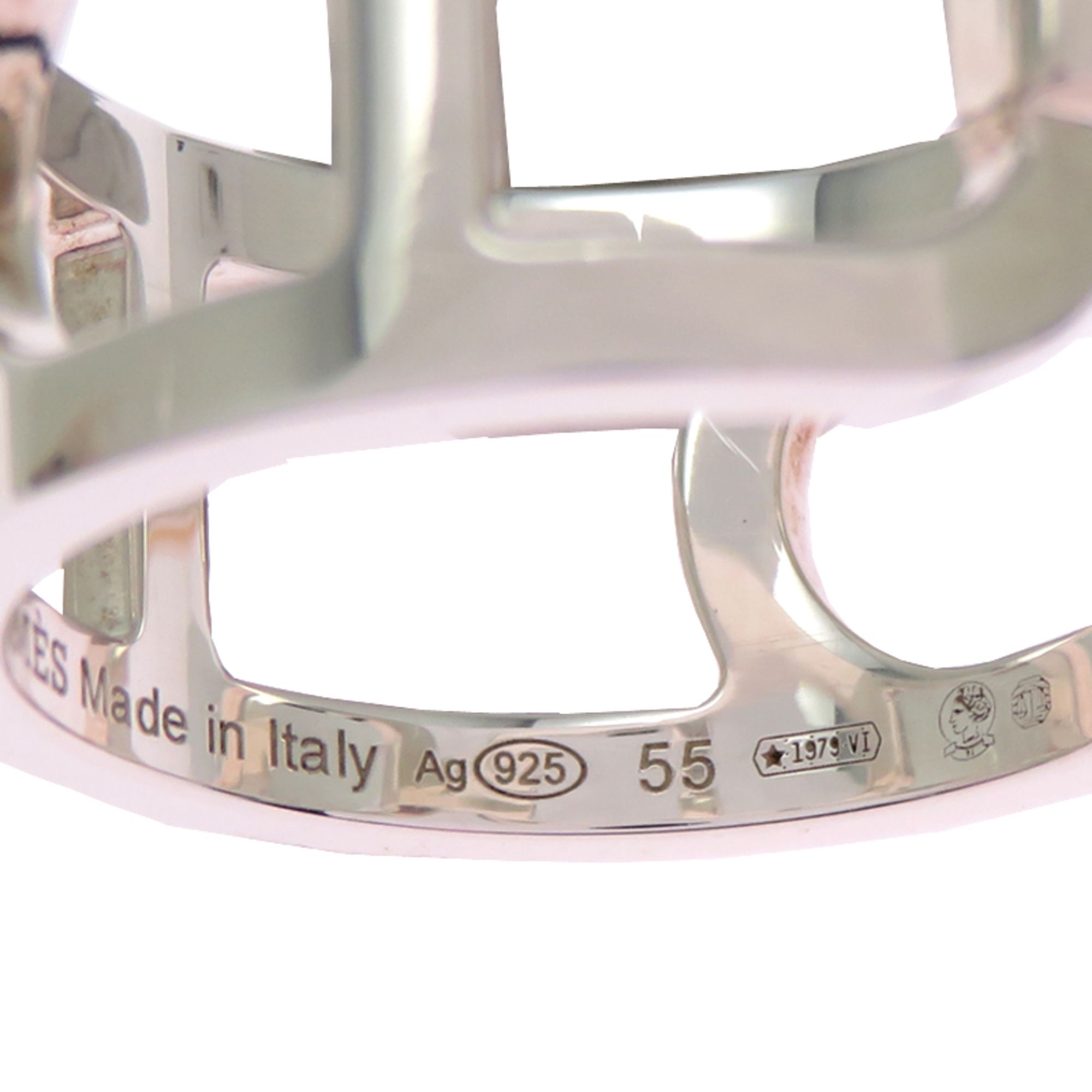 Silver 925 Band Ring (Pre-Owned) - Hermes - Modalova