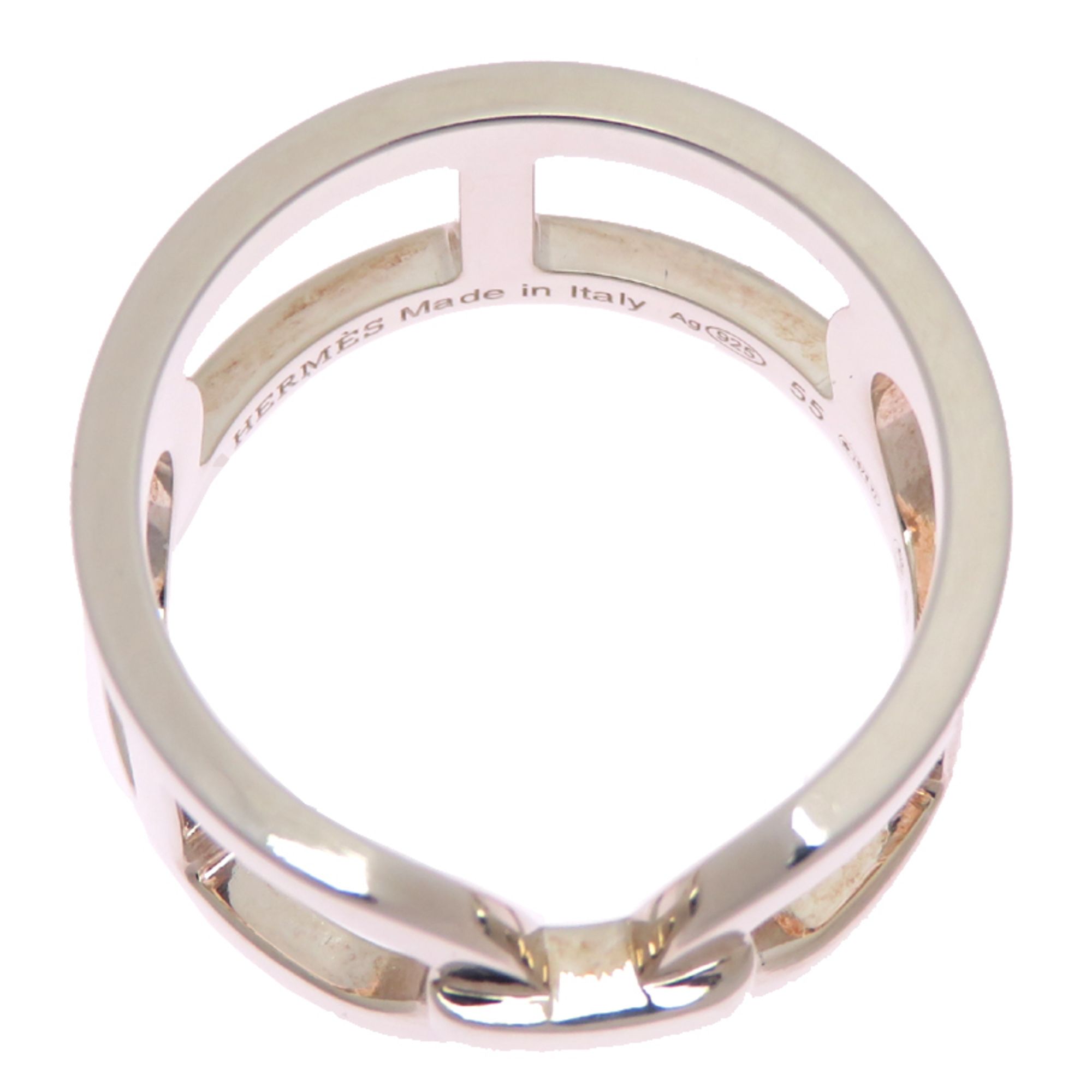 Silver 925 Band Ring (Pre-Owned) - Hermes - Modalova