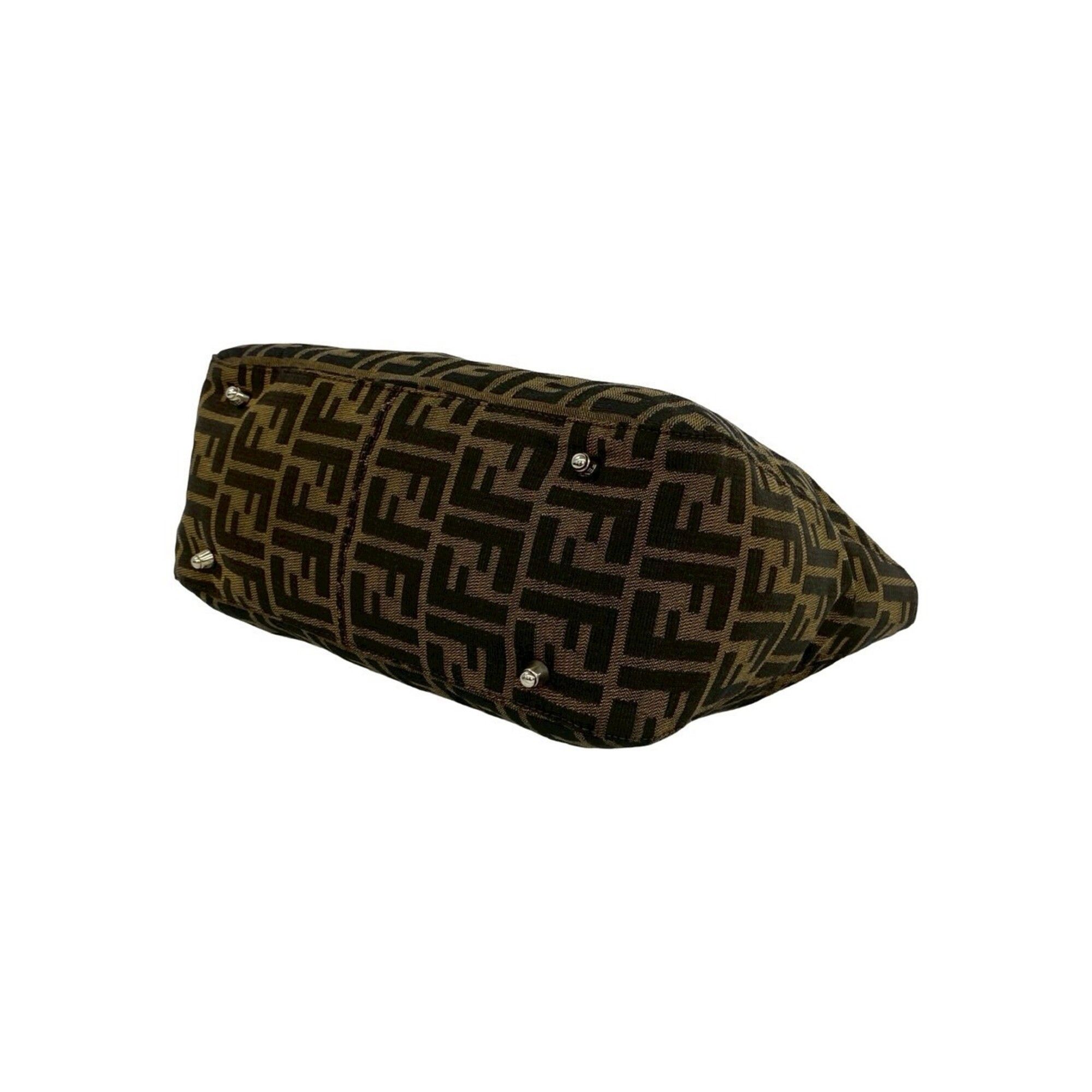 Canvas Leather Handbag Tote Bag (Pre-Owned) - Fendi - Modalova