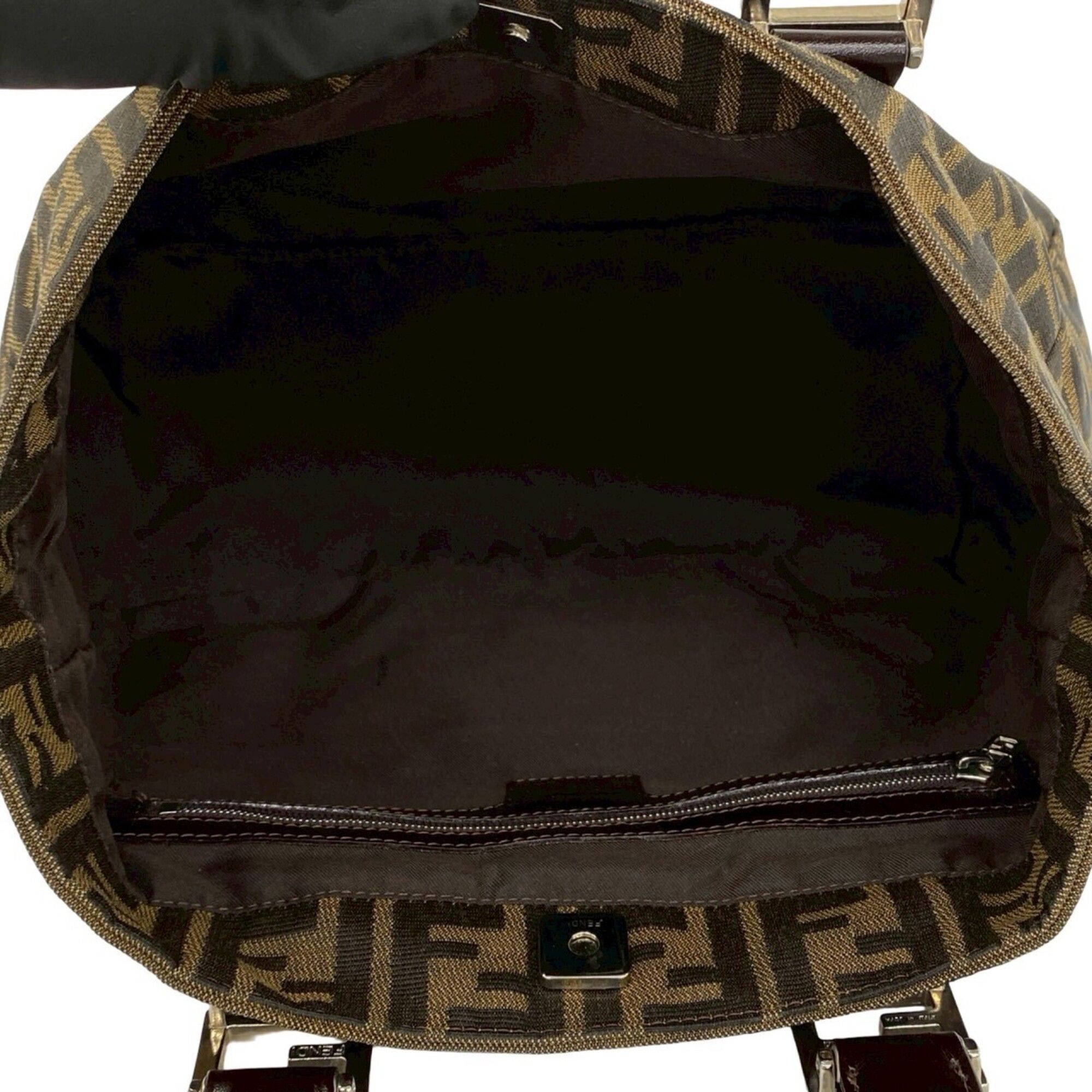 Canvas Leather Handbag Tote Bag (Pre-Owned) - Fendi - Modalova