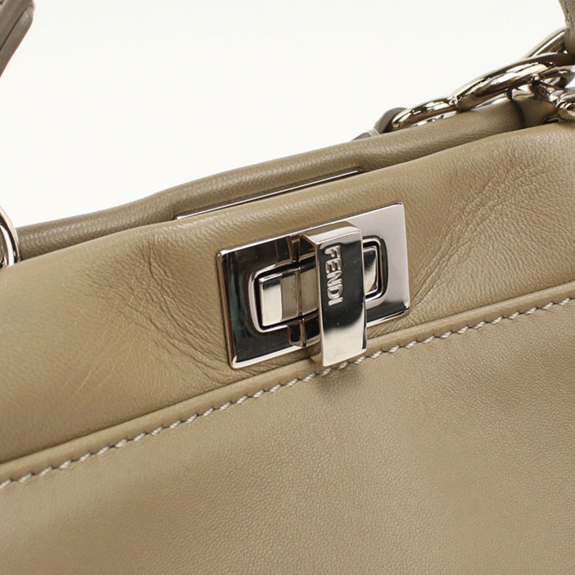 Leather Handbag (Pre-Owned) - Fendi - Modalova