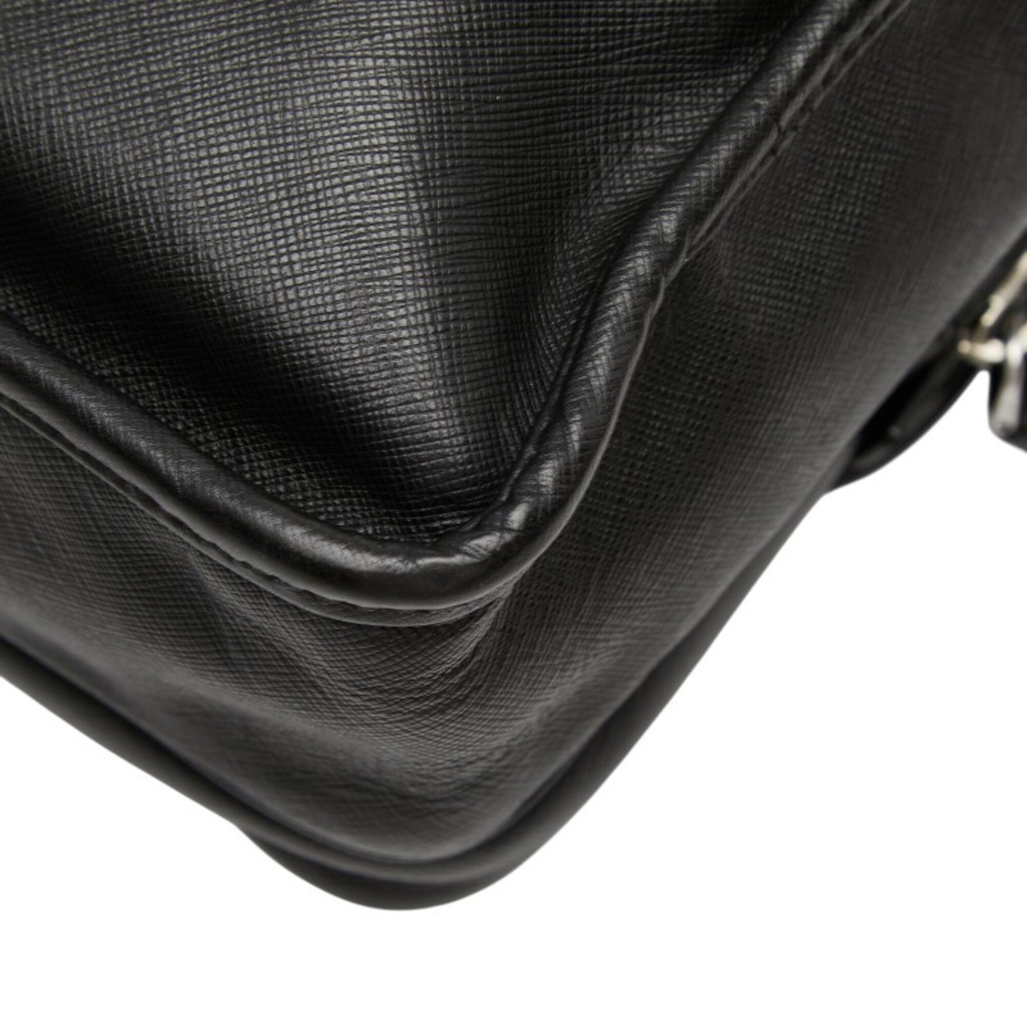 Leather Messenger Bag Shoulder Bag (Pre-Owned) - Prada - Modalova