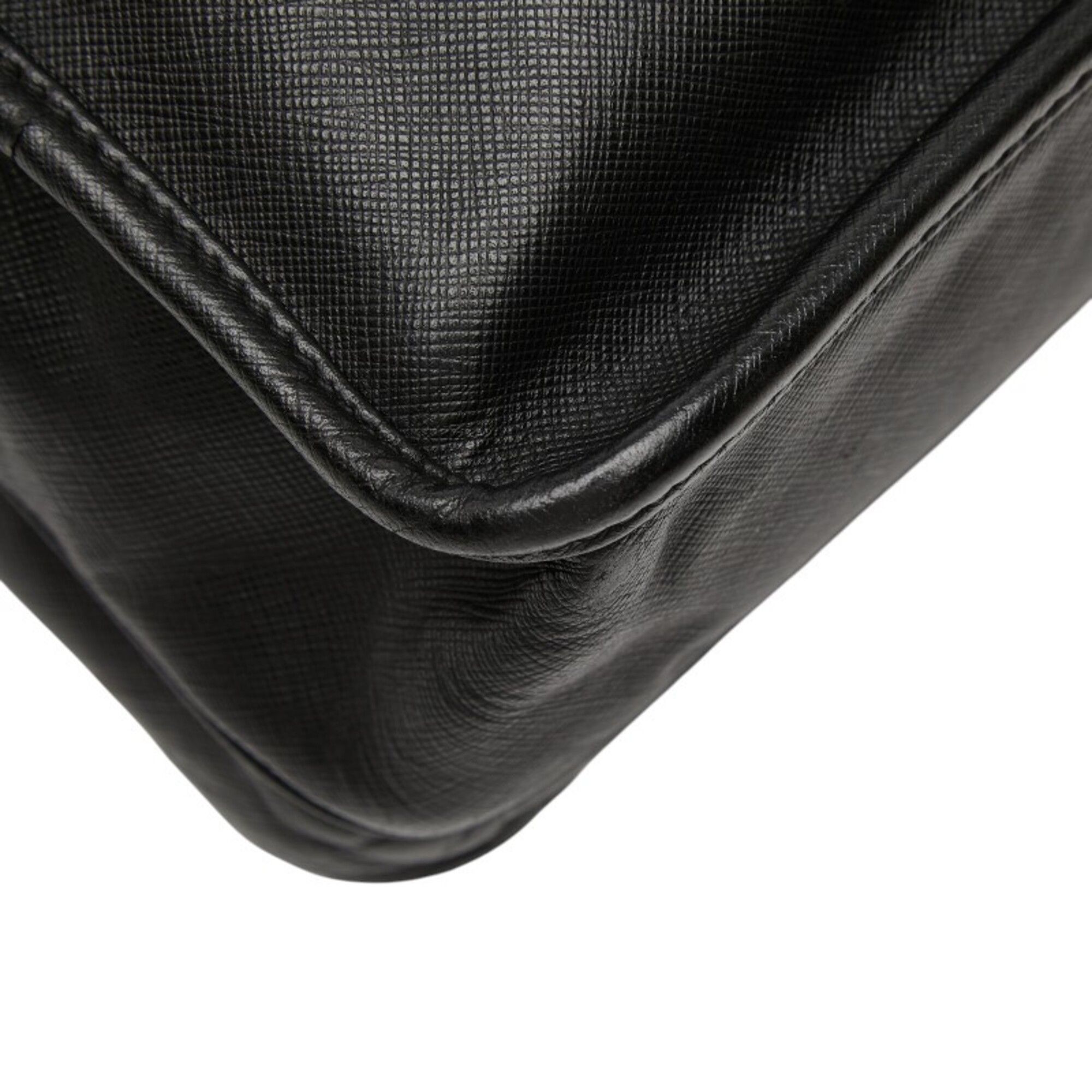 Leather Messenger Bag Shoulder Bag (Pre-Owned) - Prada - Modalova