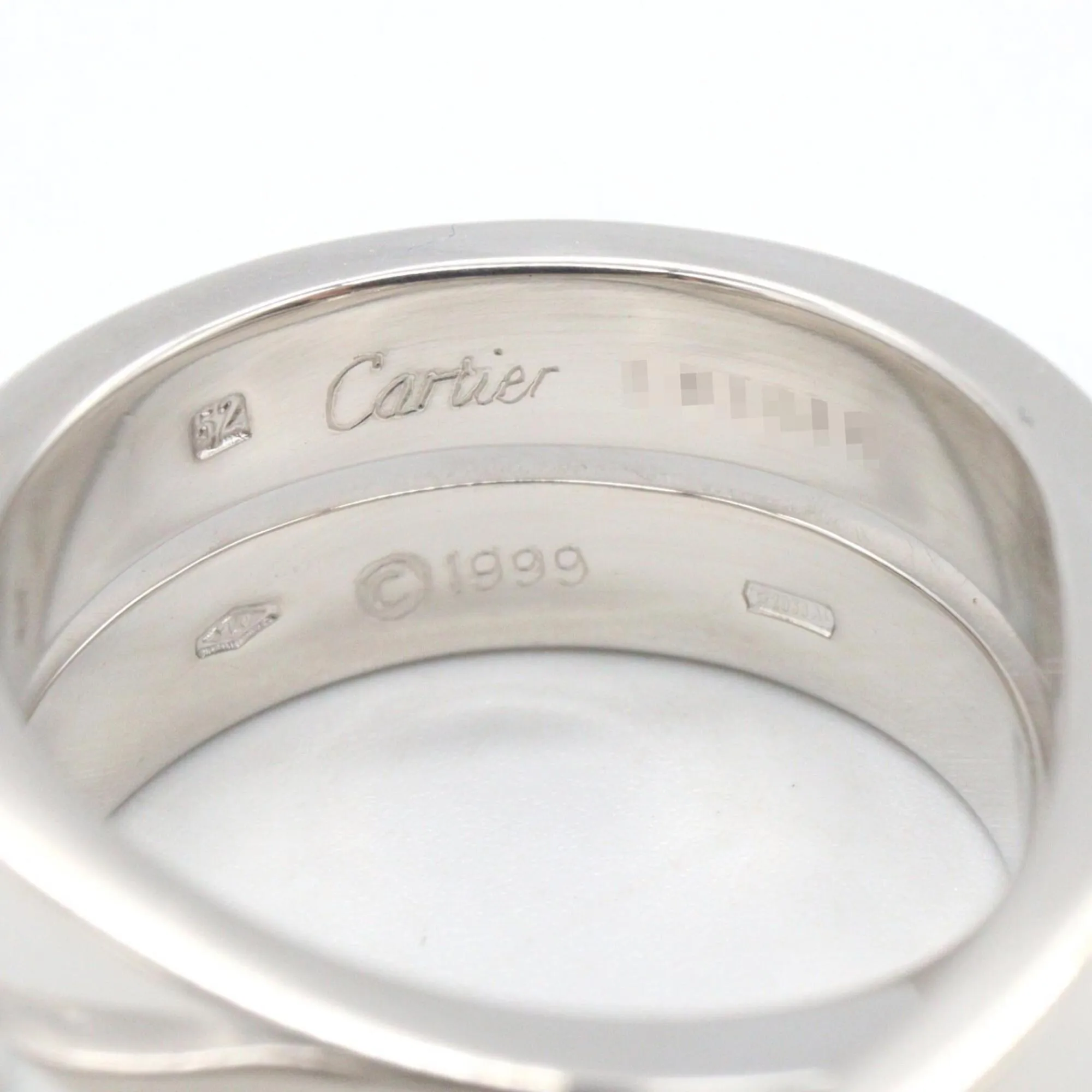 White Gold (18K) Band Ring (Pre-Owned) - Cartier - Modalova