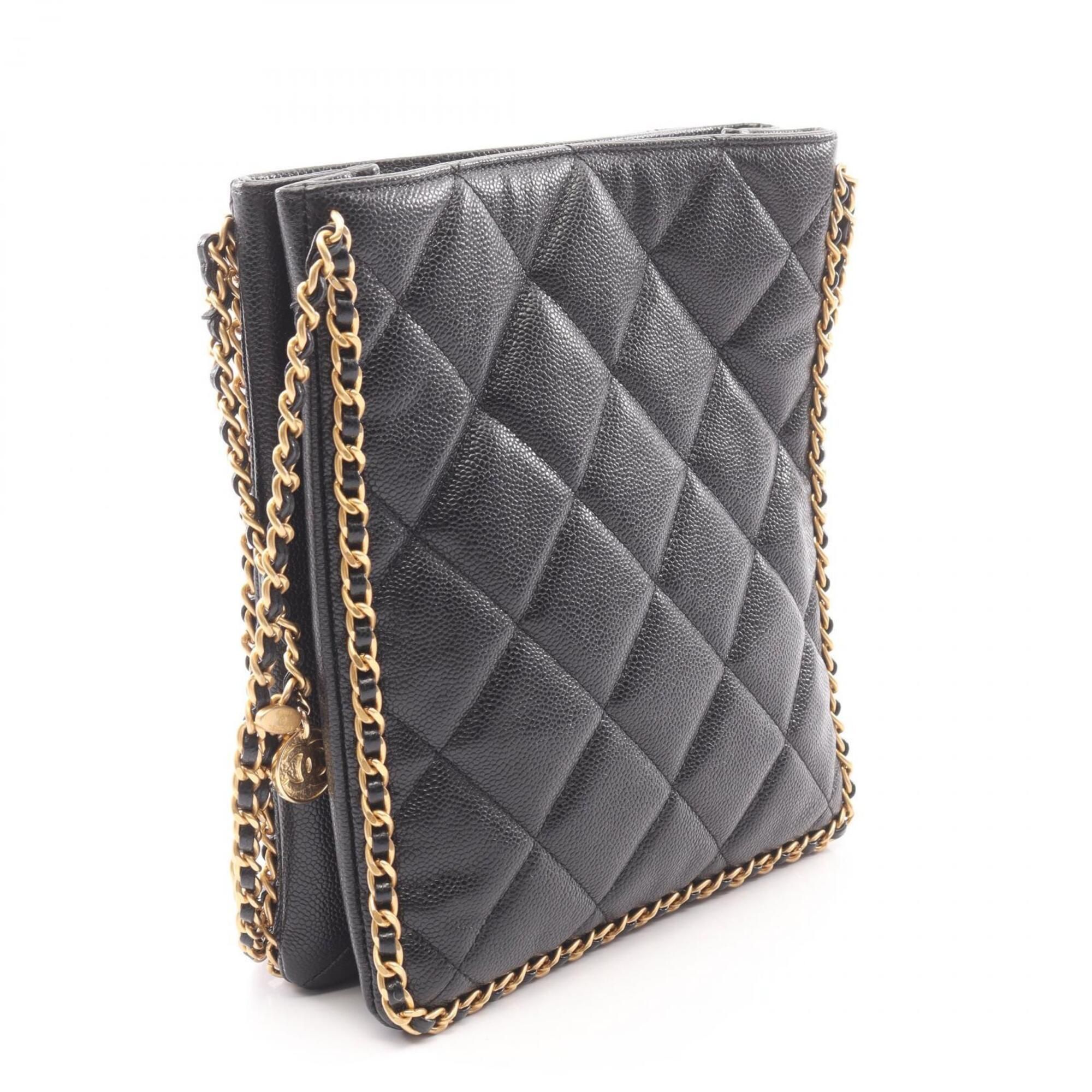 Grained Calfskin Handbag Shoulder Bag (Pre-Owned) - Chanel - Modalova