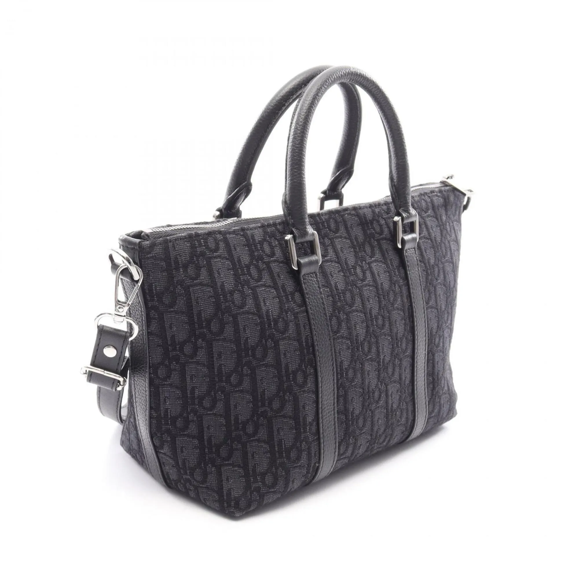 Canvas Leather Handbag Weekend Bag (Pre-Owned) - Christian Dior - Modalova