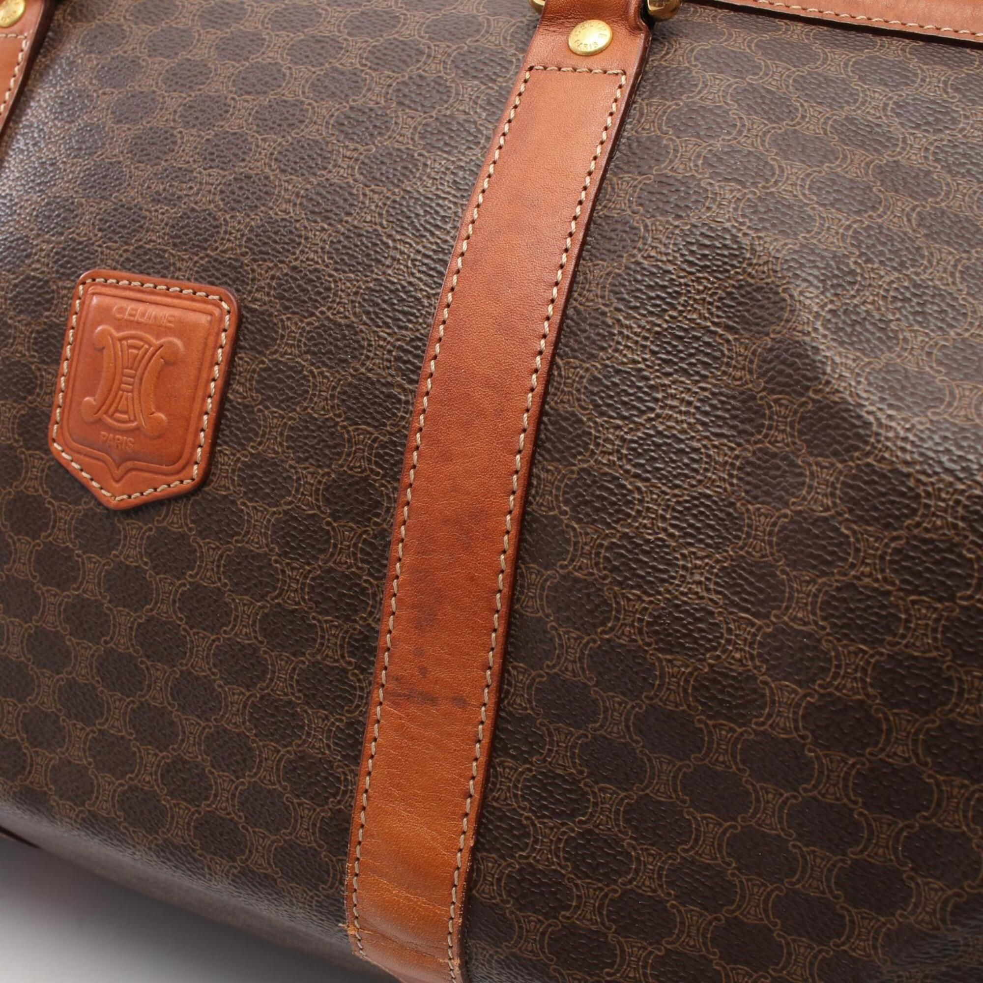Coated Canvas Pvc Leather Boston Bag Handbag (Pre-Owned) - Celine - Modalova