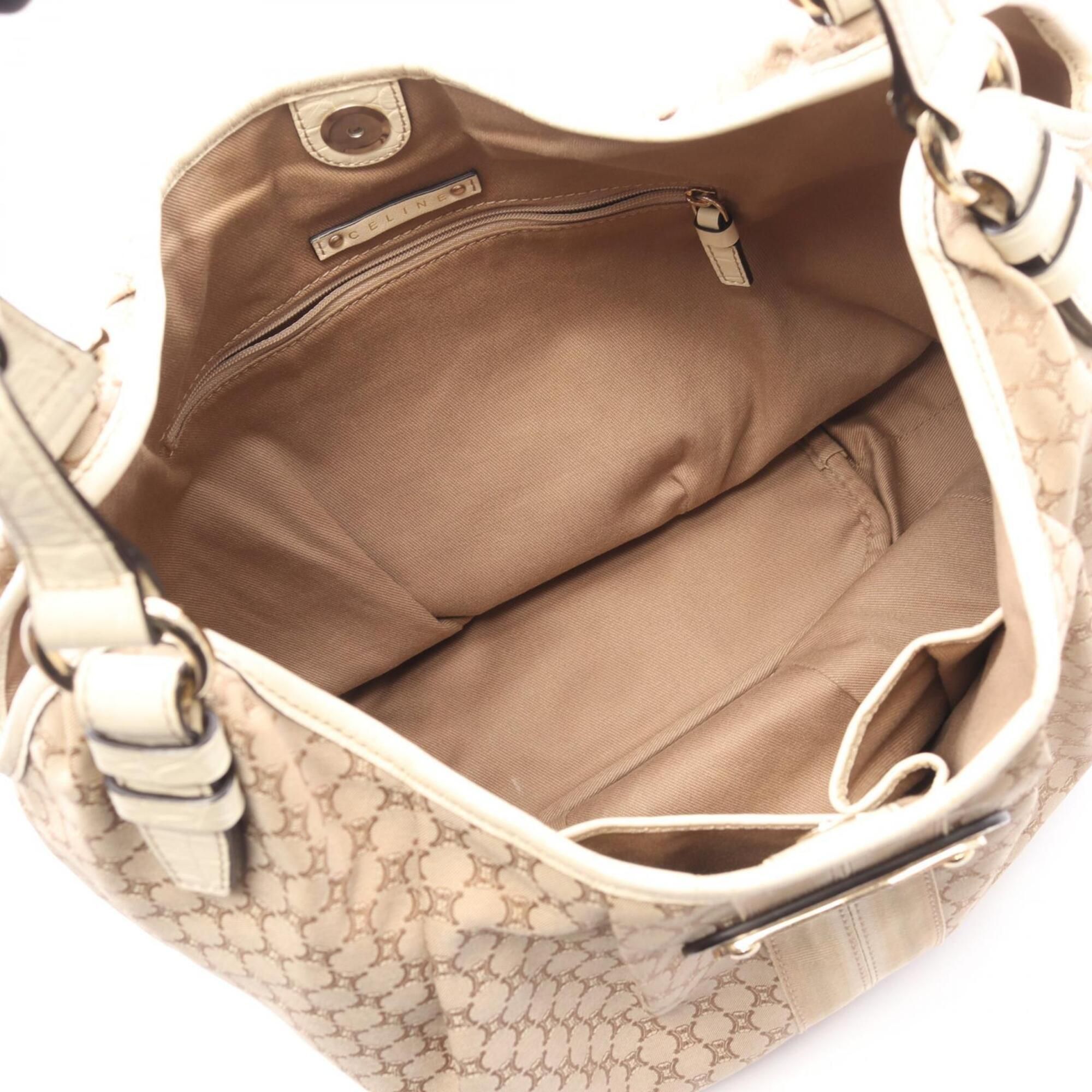 Canvas Leather Handbag Shoulder Bag (Pre-Owned) - Celine - Modalova