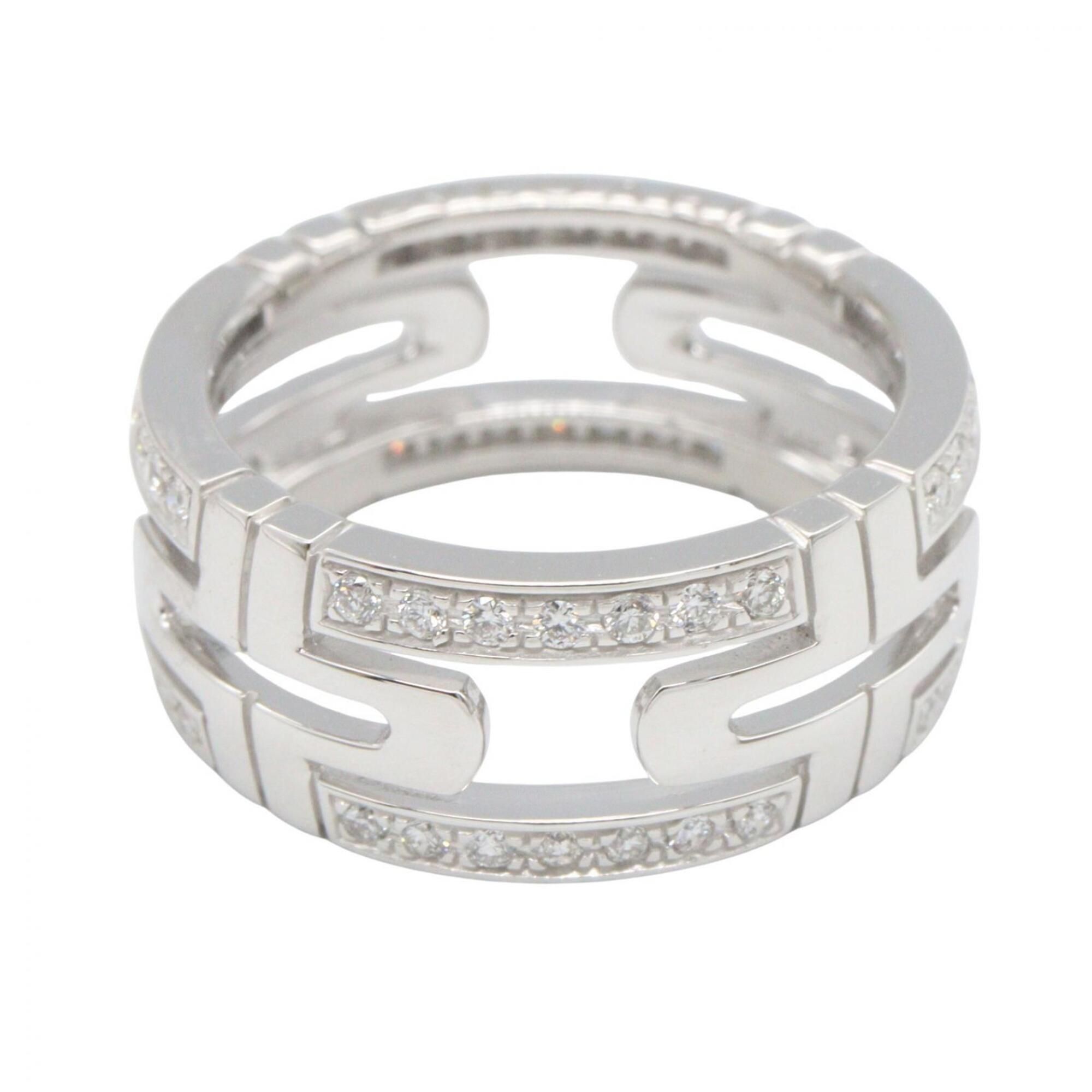 White Gold (18K) Band Ring (Pre-Owned) - Bvlgari - Modalova