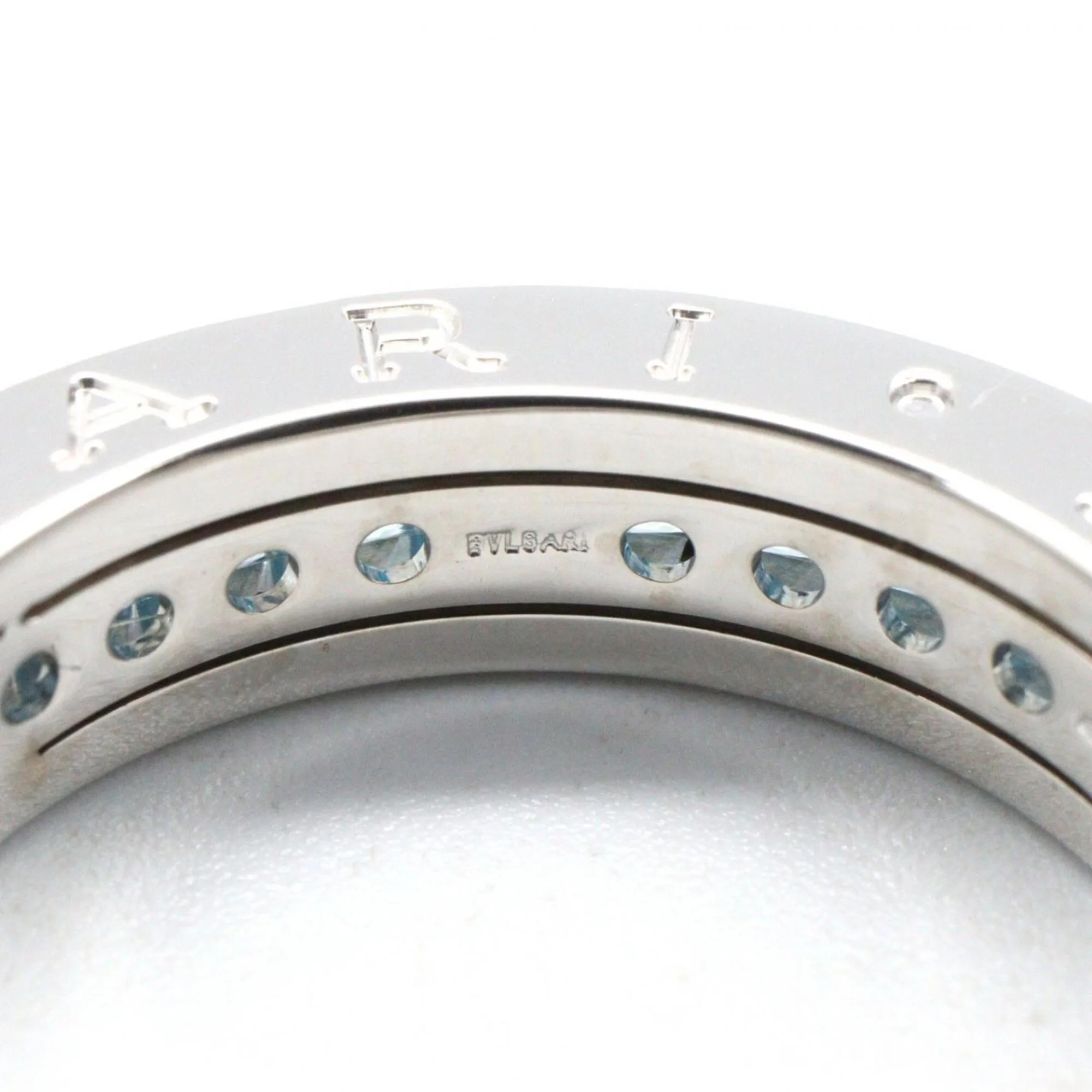 White Gold (18K) Band Ring (Pre-Owned) - Bvlgari - Modalova