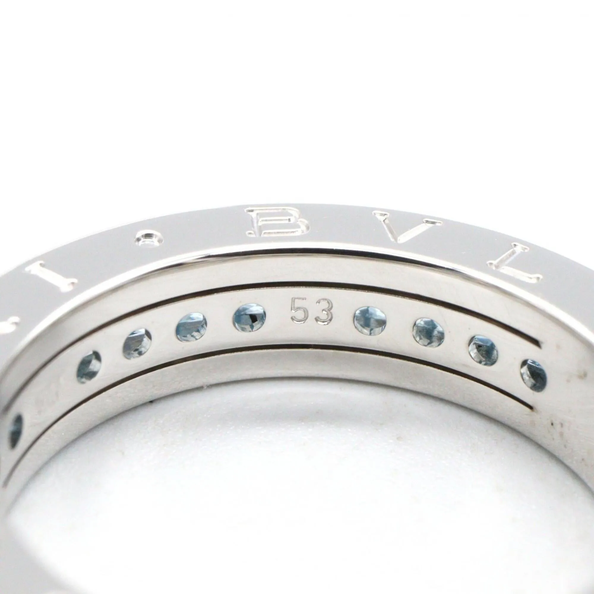 White Gold (18K) Band Ring (Pre-Owned) - Bvlgari - Modalova